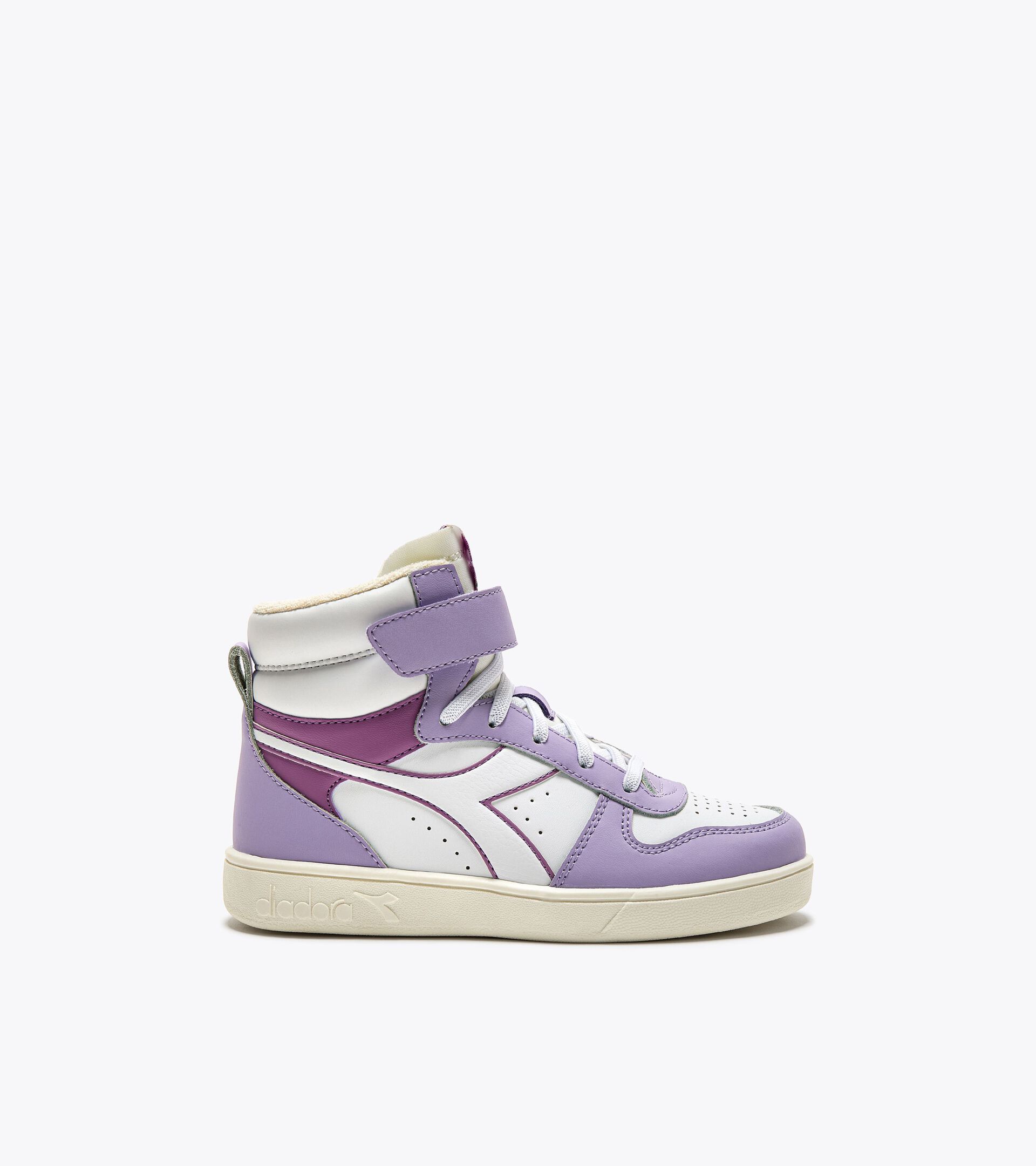 Scarpa sportiva - Bambini/e 4-8 anni MAGIC BASKET MID PS VIOLA GELSO/BIANCO - Diadora