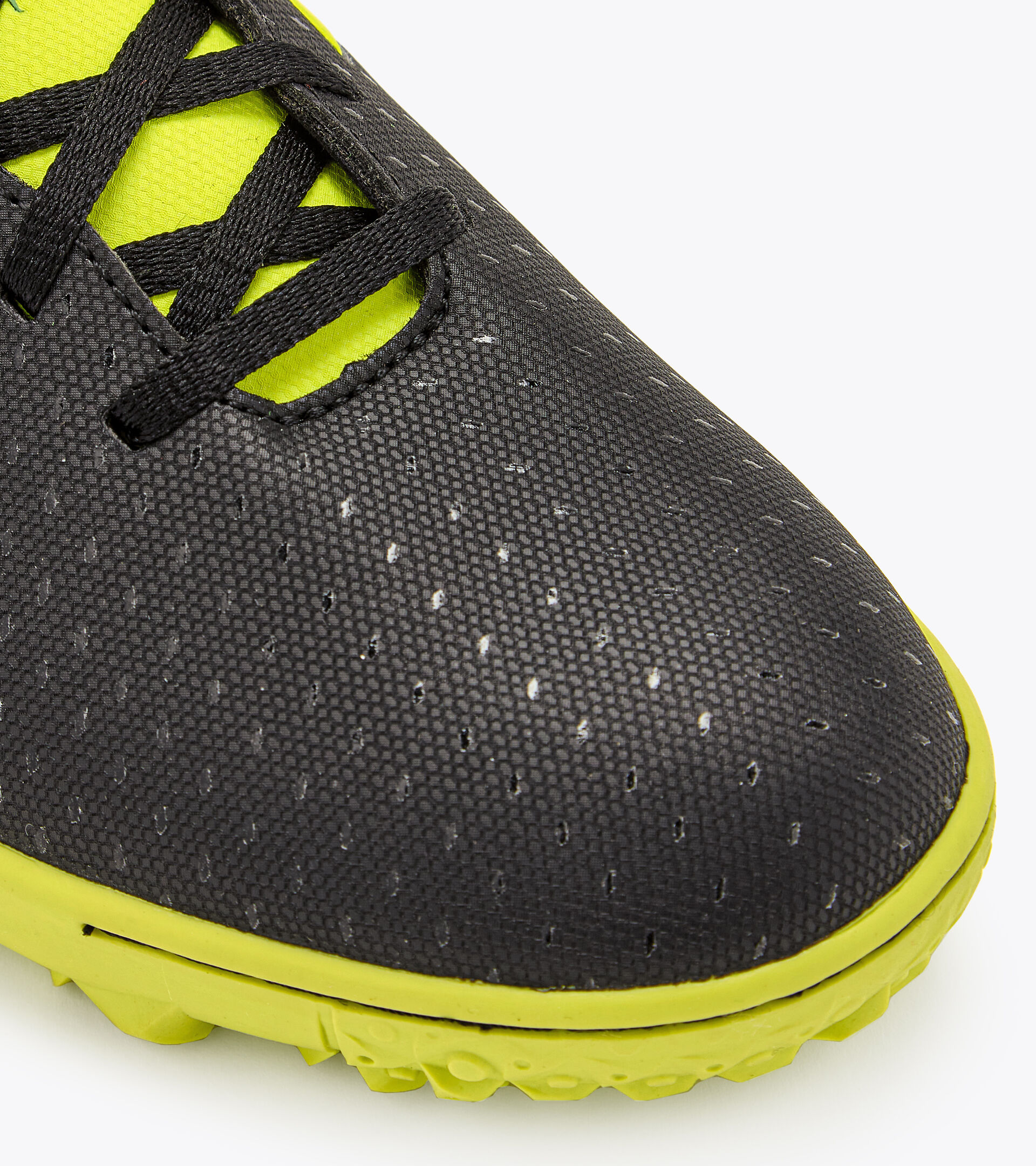 Futsal boot - Specific outsole for synthetic/hard grounds PICHICHI 5 TFR BLACK/FLUO YELLOW DIADORA - Diadora