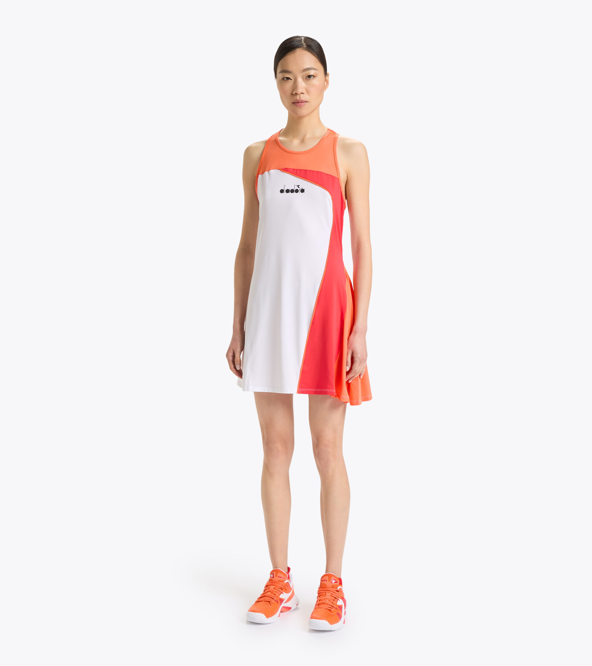 Tennis dress - Women L. DRESS ICON OPTICAL WHITE - Diadora