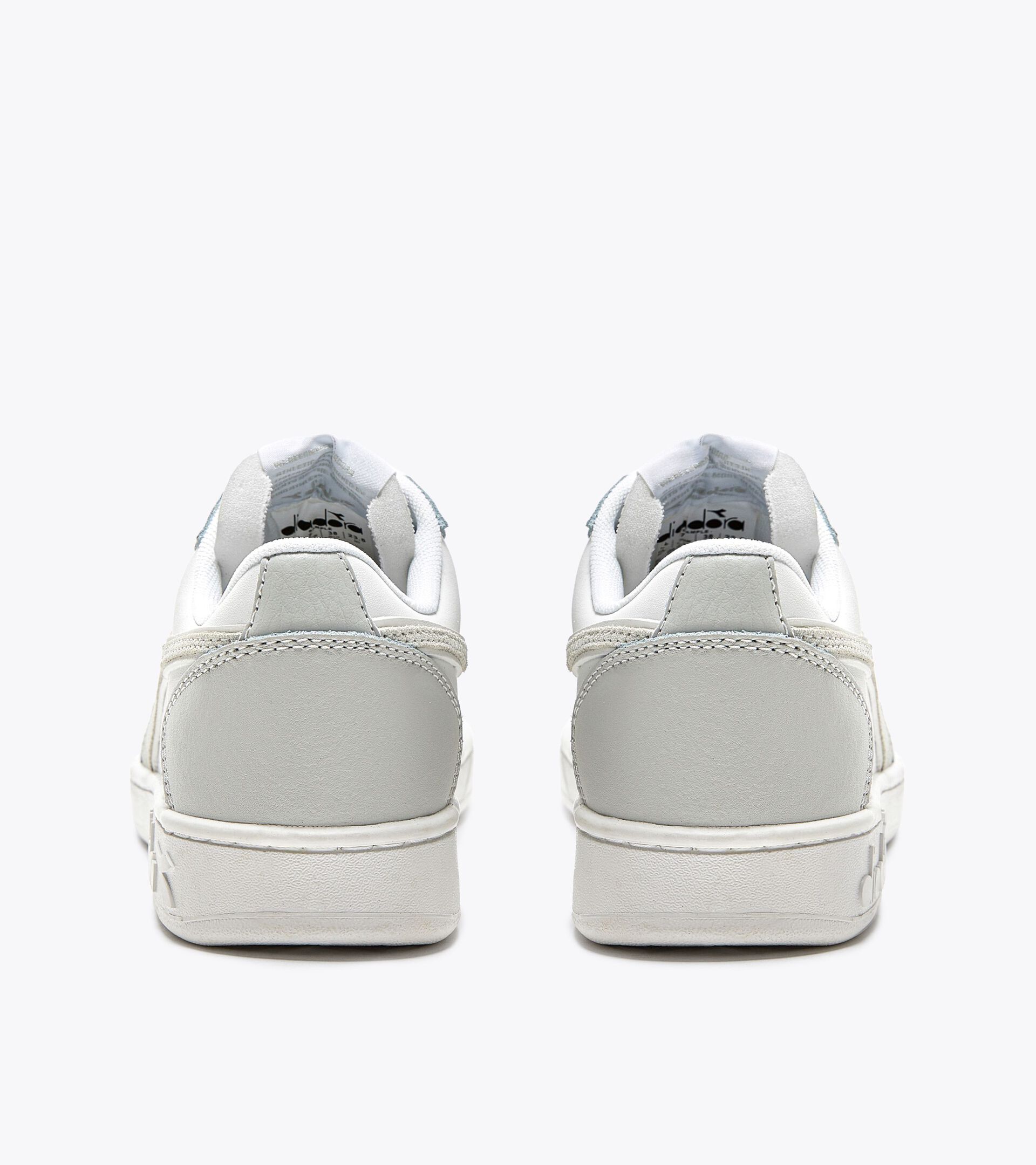 Chaussures de sportswear - Femme MAGIC BASKET LOW LEATHER WN GRIGIO AURORA/BIANCO - Diadora