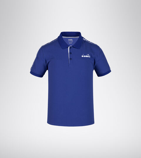 Tennis polo shirt - Men POLO STATEMENT SS BLUE REGISTA - Diadora