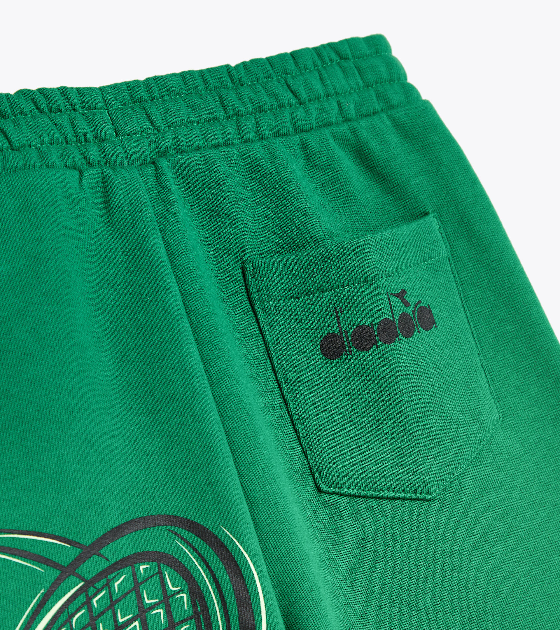 Cotton bermuda shorts - Kids JU.BERMUDA WB JOLLY GREEN - Diadora