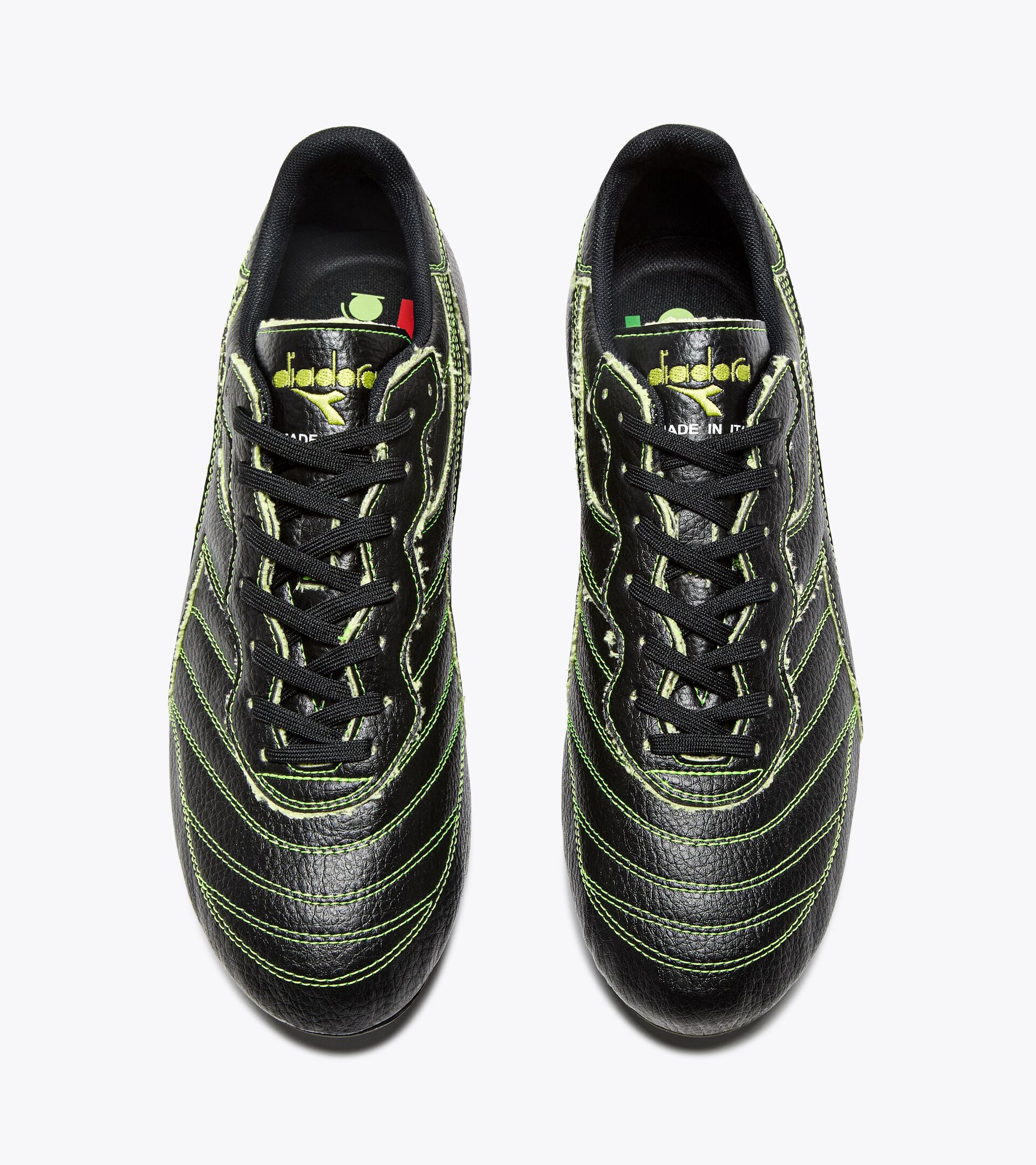 Low environmental impact calcio boots for firm ground - All-Gender BRASIL NEXT40 ITA MDPU BLACK - Diadora