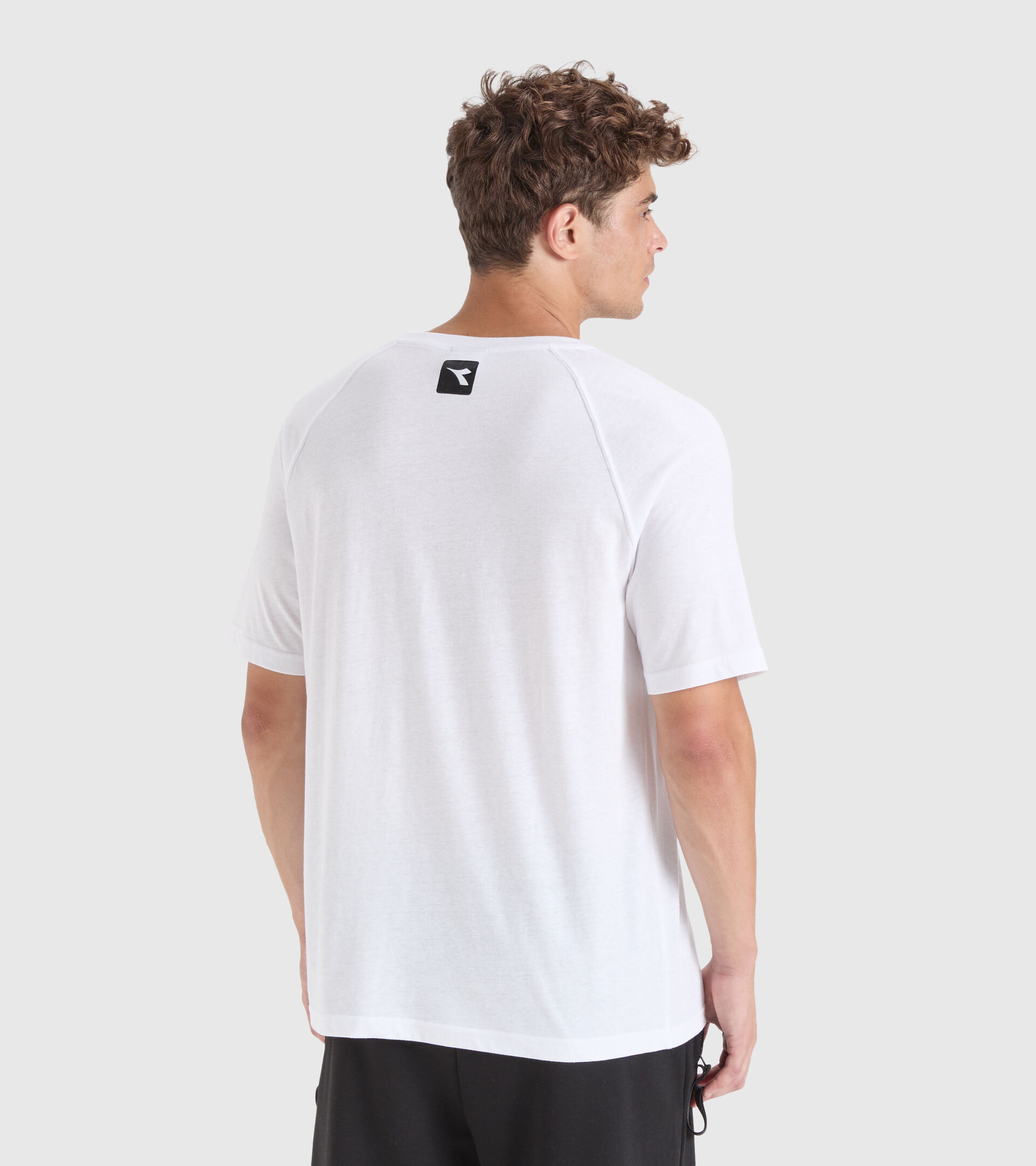 Cotton and polyester T-shirt - Men’s T-SHIRT SS  URBANITY OPTICAL WHITE - Diadora