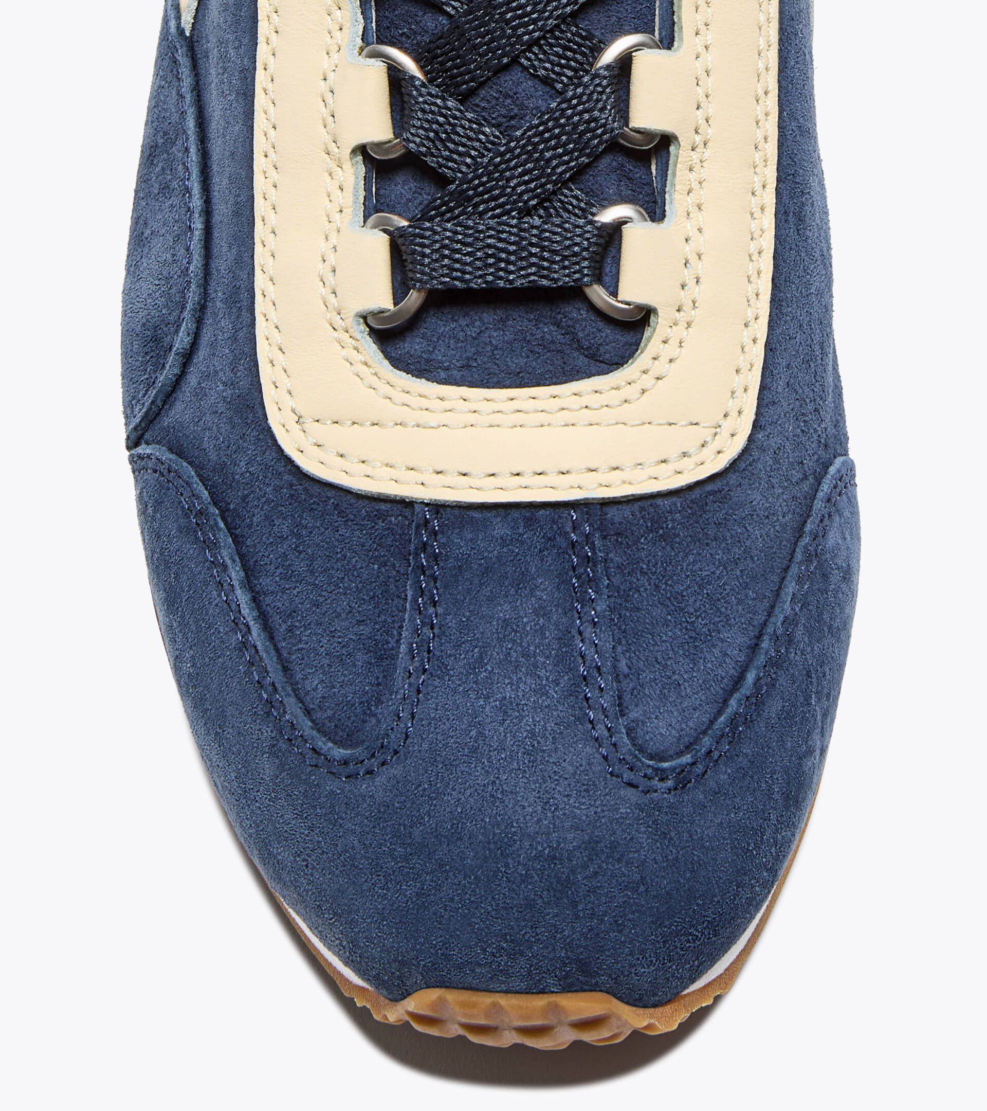 Heritage low-profile leather sneaker - All-gender EQUIPE '75 SW BLUE CASPIAN SEA - Diadora