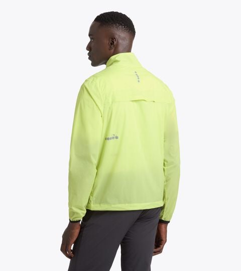 Windbreaker - Men&rsquo;s WINDBREAKER PACKABLE JACKET WILD LIME GREEN - Diadora