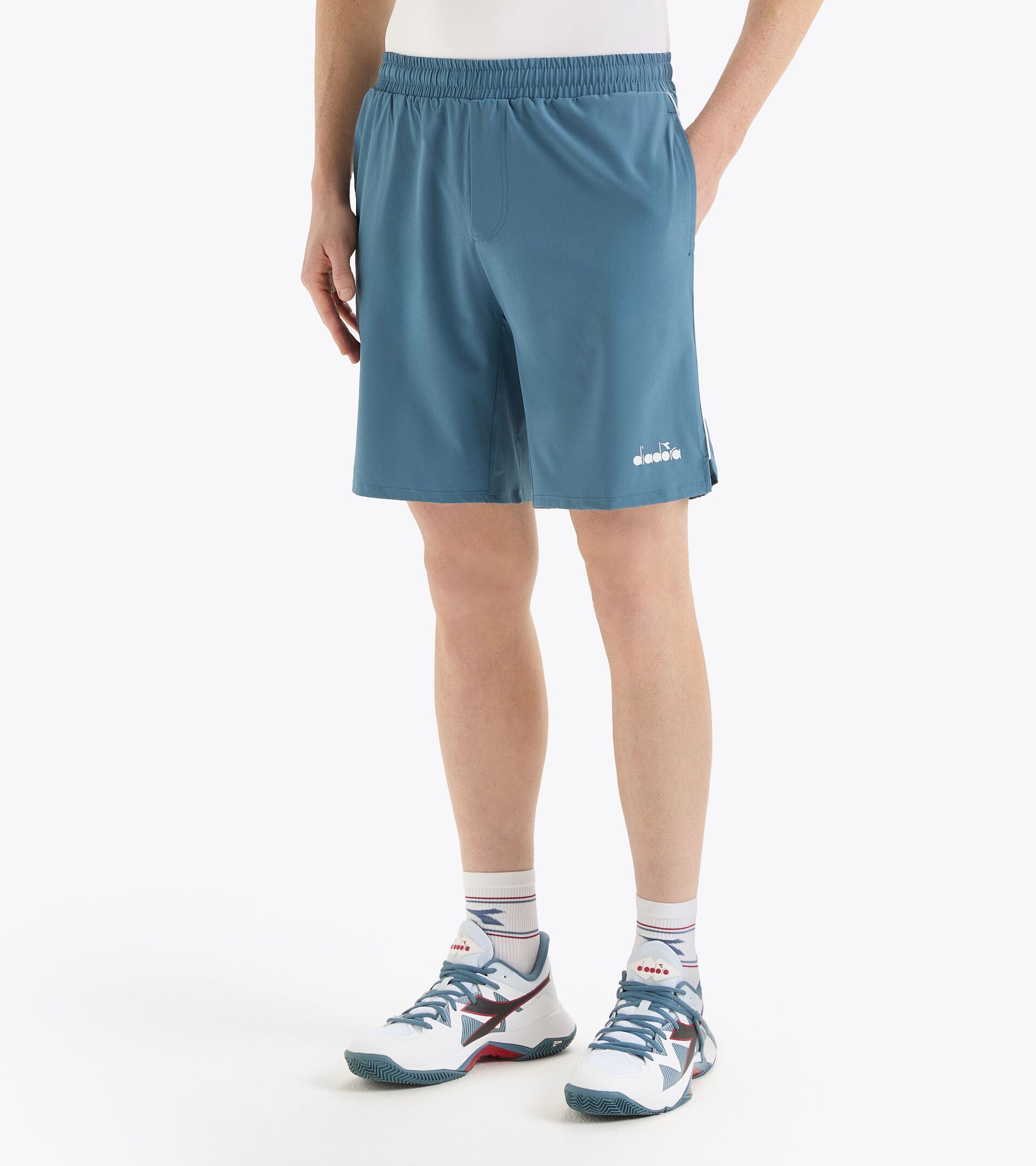 Pantaloncini da tennis 9’’ - Uomo
 SHORTS CORE 9" BLU VISTA OCEANO - Diadora