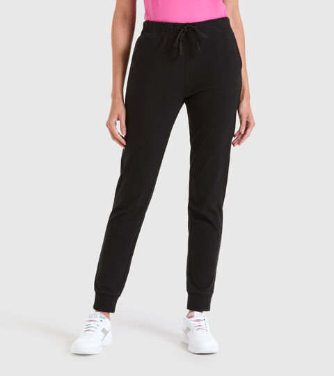 Sports trousers - Women L.CUFF PANT CORE BLACK - Diadora