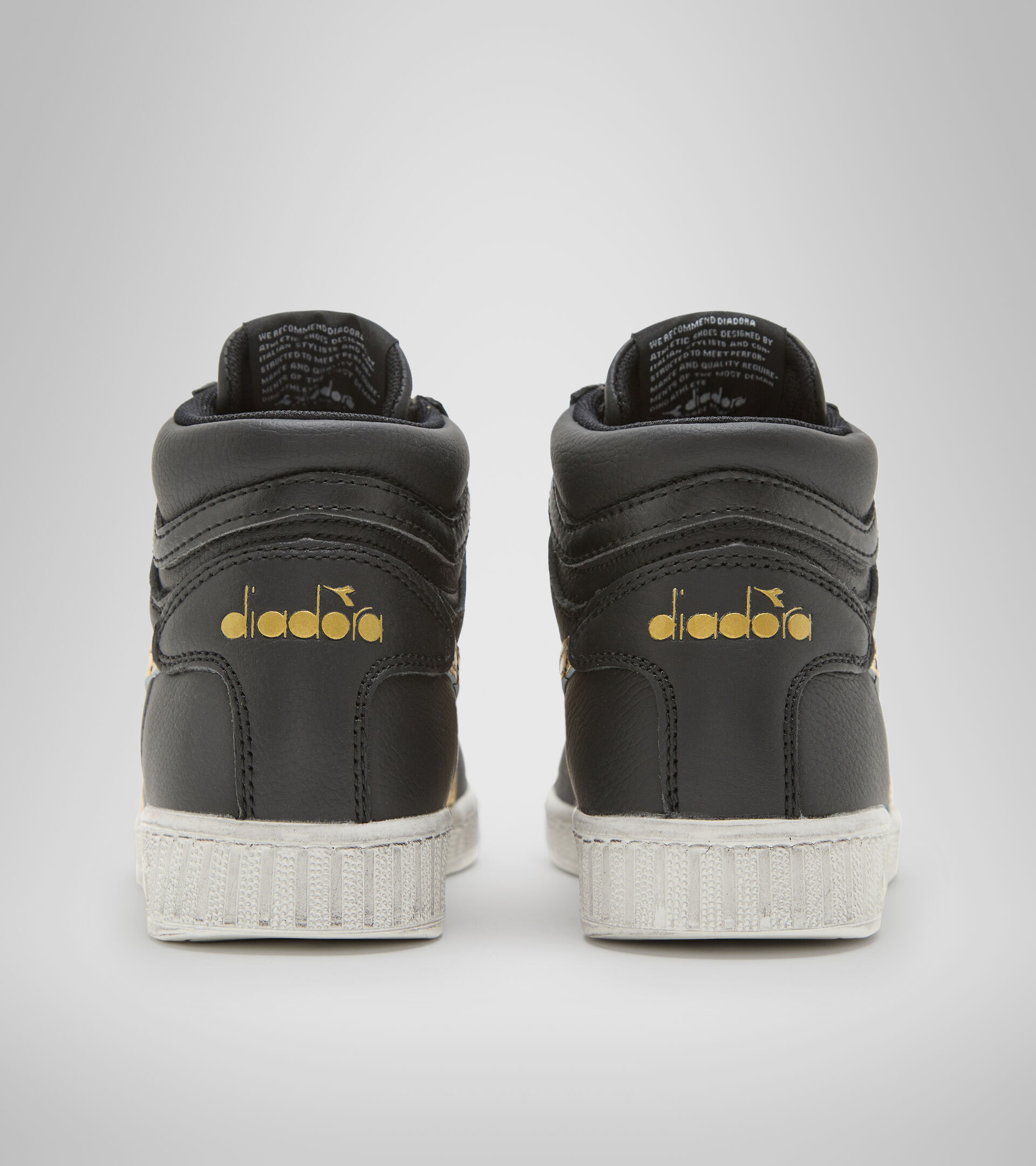 Sports shoes - Women GAME L HIGH WAXED METAL WN BLACK/BLACK - Diadora