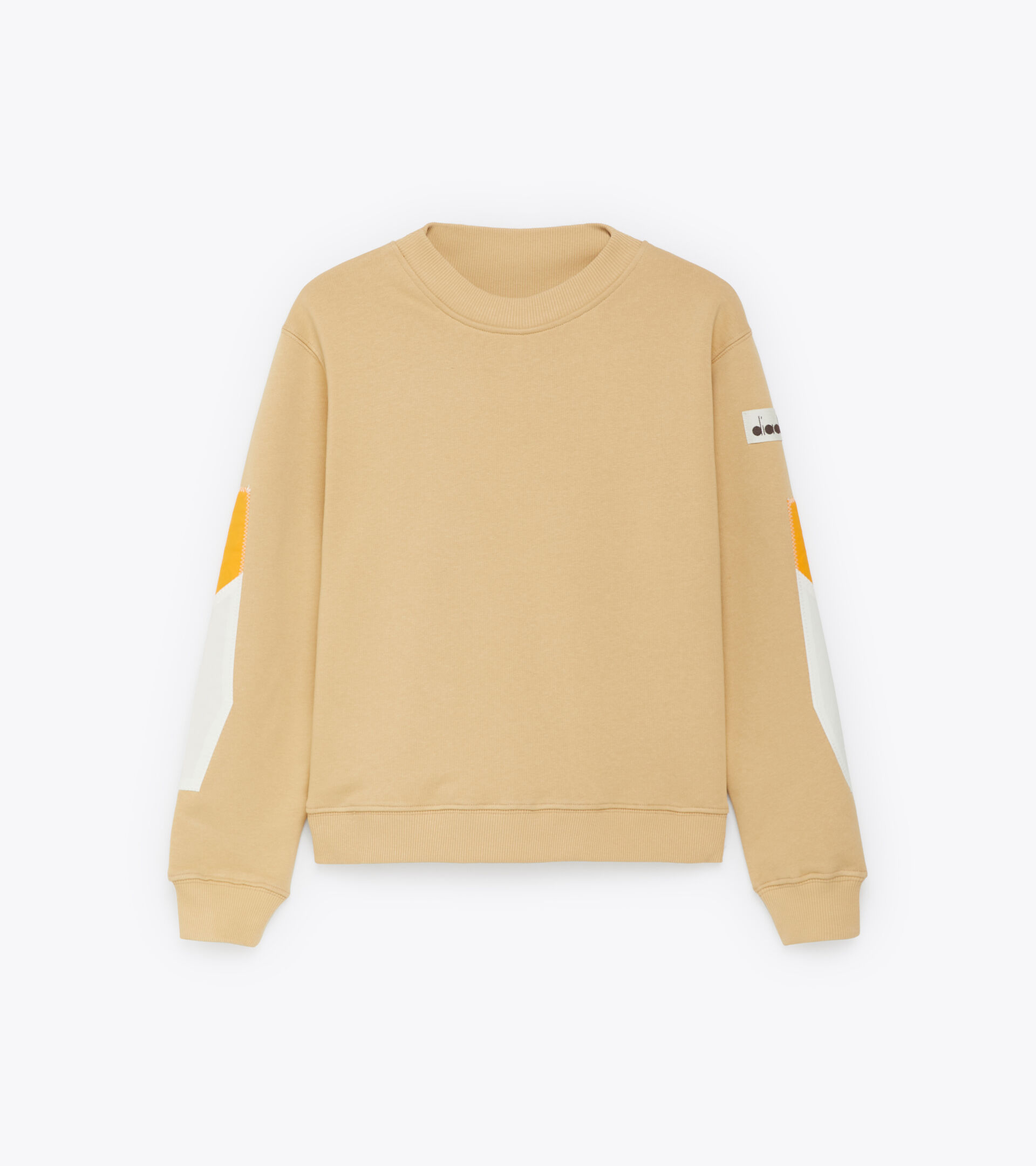 Made in Italy sweatshirt 2030 - Women L. SWEATSHIRT CREW 2030 WARM SAND - Diadora