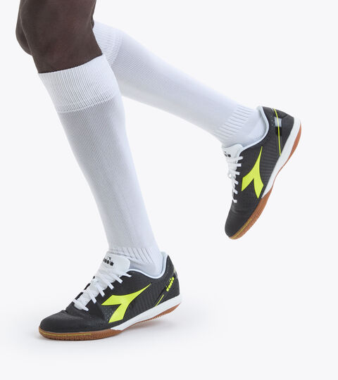 PICHICHI 5 IDR, NERO/GIALLO FL DD/BIANCO OTTIC Chaussures de football - Homme PICHICHI 5 IDR NERO/GIALLO FL DD/BIANCO OTTIC - Diadora