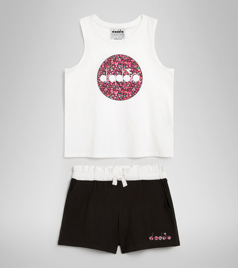 JG.SET SL BLOOM, BLANC VIF Ensemble débardeur/short - Ado fille JG.SET SL BLOOM BLANC VIF - Diadora