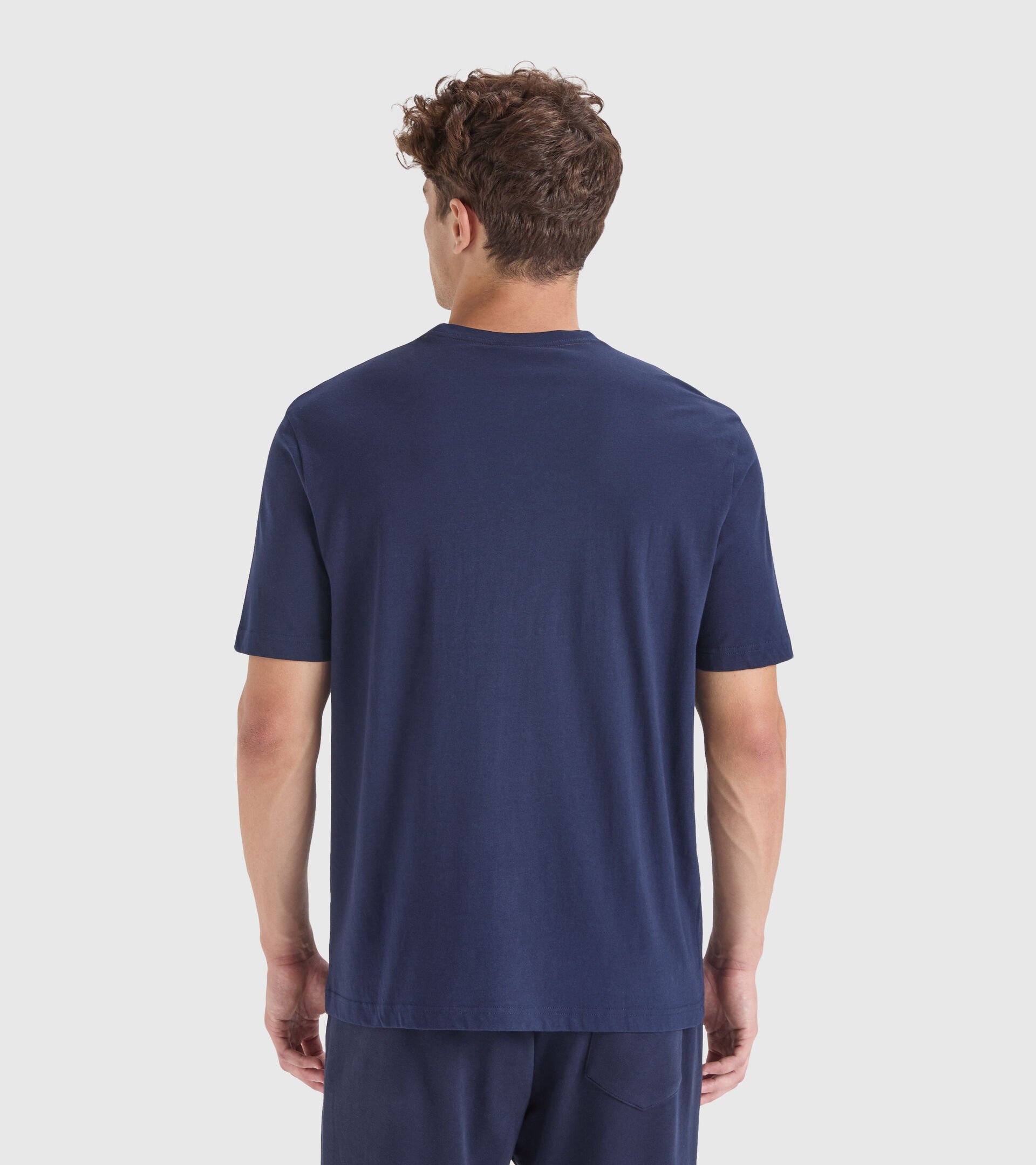 T-Shirt aus Baumwolle - Herren T-SHIRT SS DRIFT MARINEBLAU - Diadora