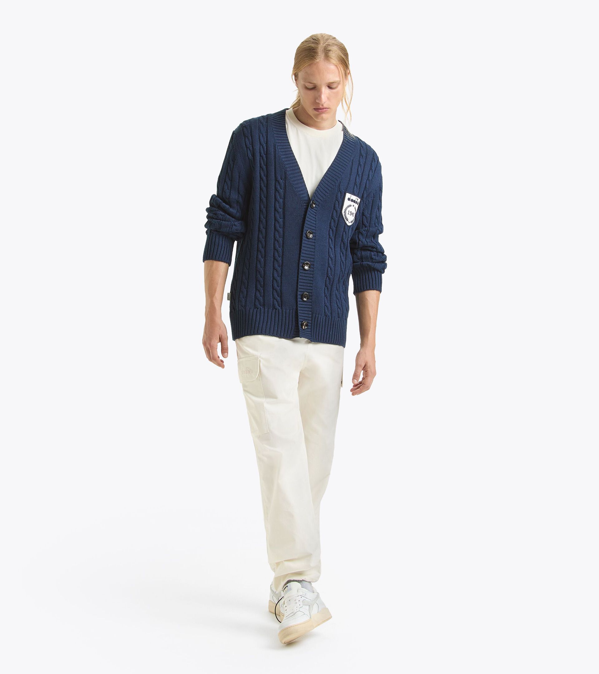 Cardigan – Made in Italy - Gender Neutral CARDIGAN LEGACY OCEANA - Diadora