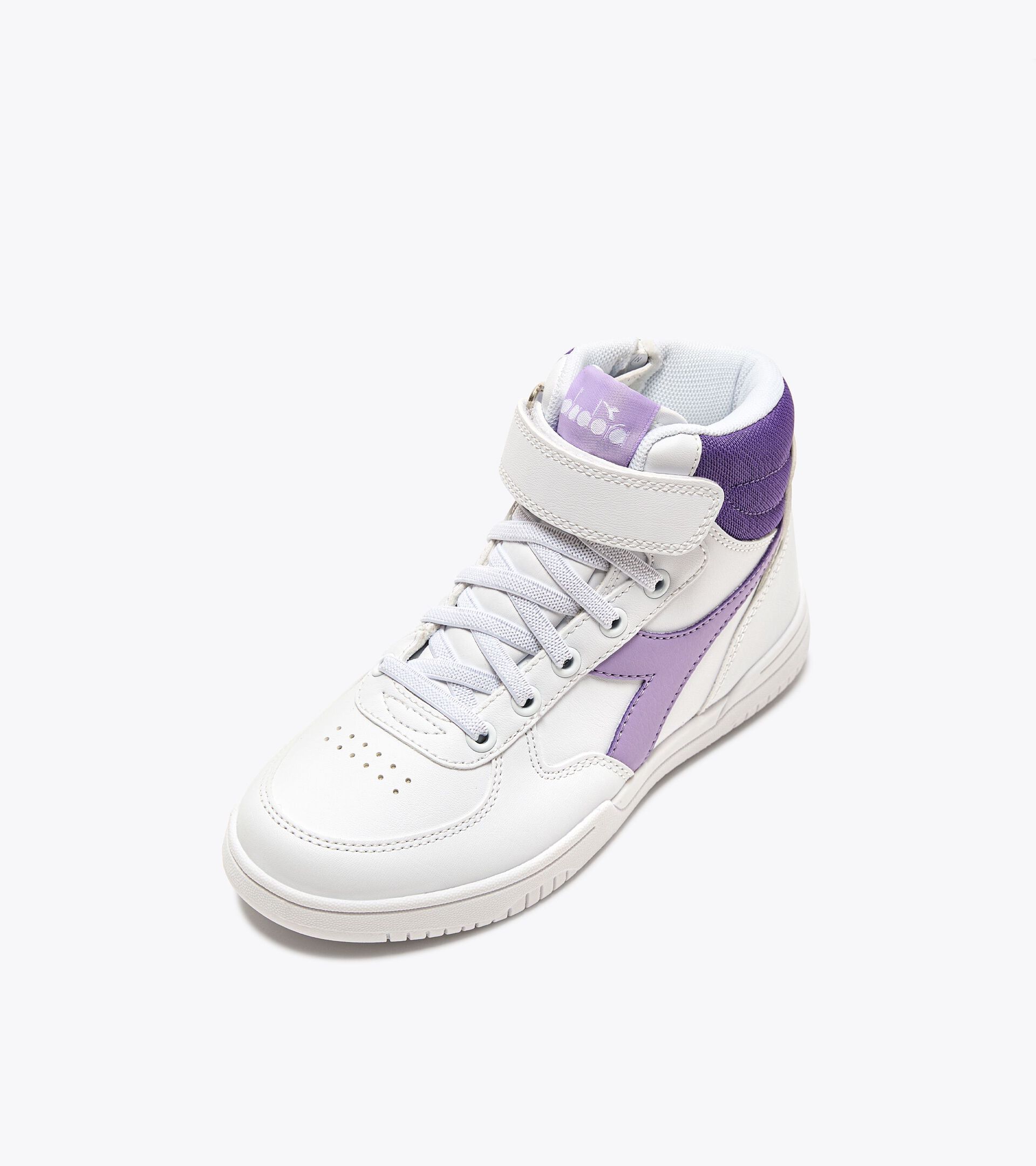 Sports shoes - Kids 4-8 years RAPTOR MID PS WHT/PURPLE ROSE/PASSION FLOWER - Diadora