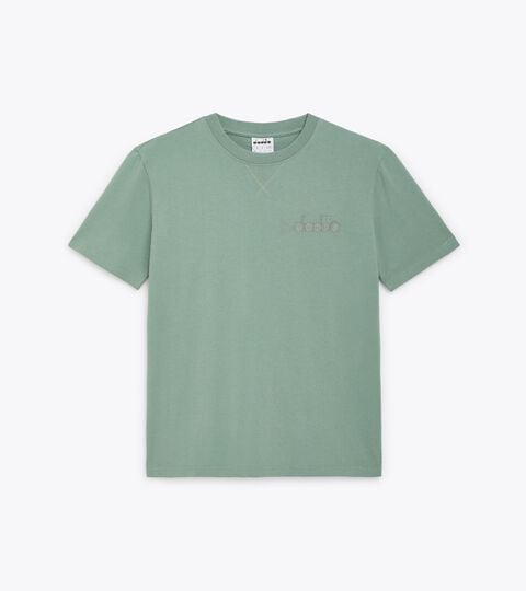 T-SHIRT SS ATHL. LOGO, ICEBERG GREEN T-shirt - Gender Neutral T-SHIRT SS ATHL. LOGO ICEBERG GREEN - Diadora
