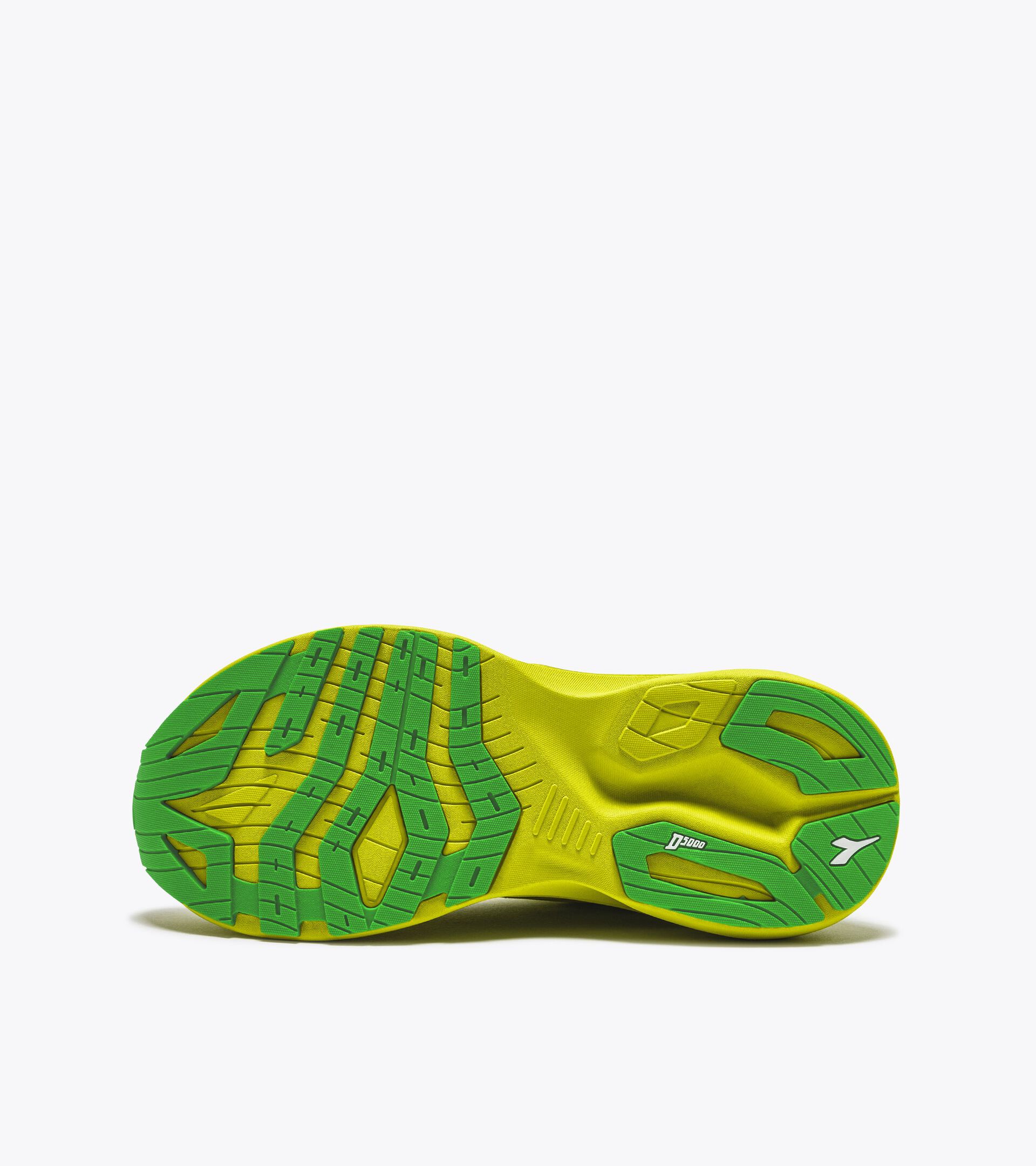 Running shoe - Comfort and stability - Men's NUCLEO 2 SULPHUR SPRING/GREEN FLASH - Diadora