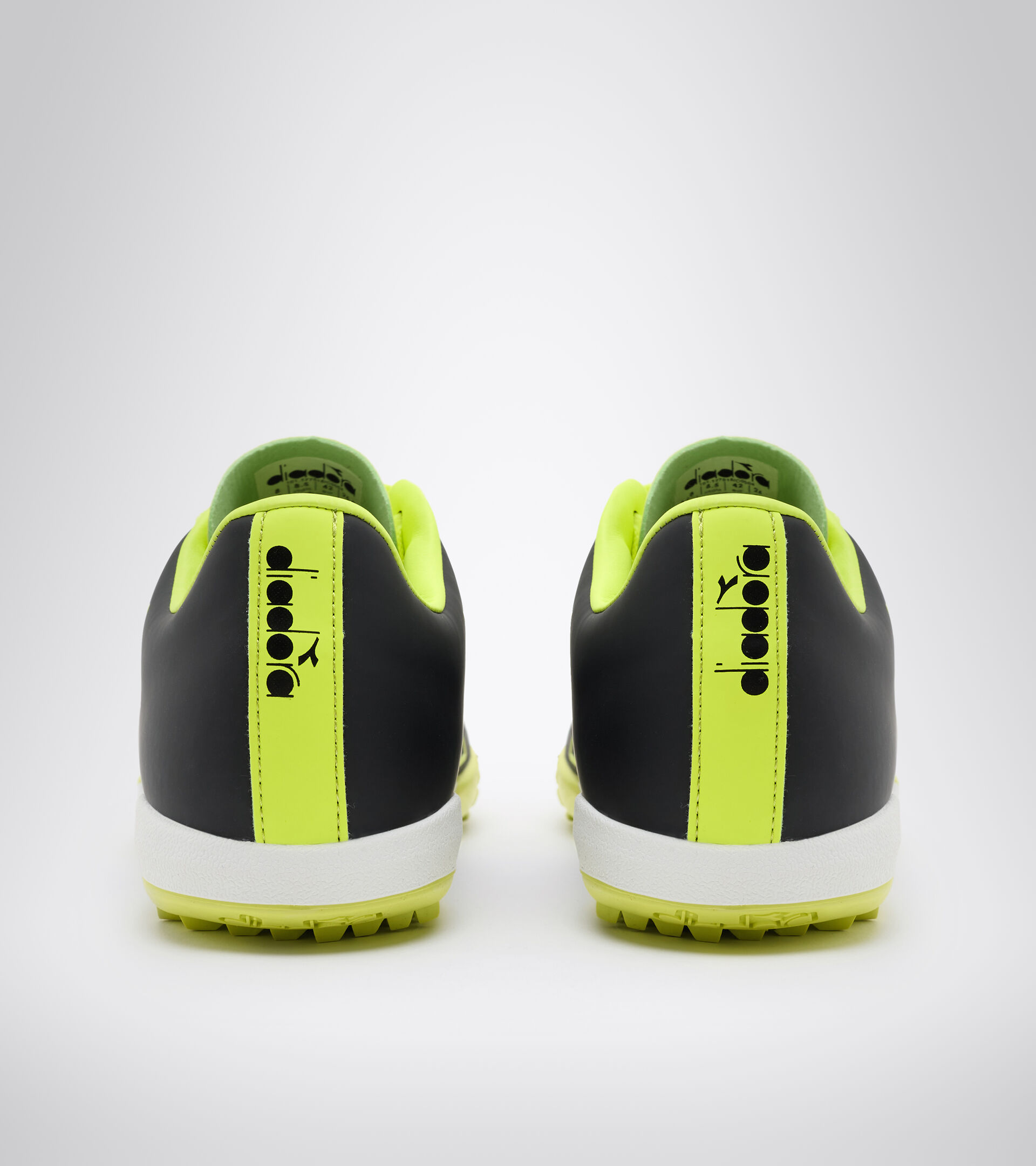 Firm ground football boots PICHICHI 4 TFR BLACK/FLUO YELLOW DIADORA - Diadora
