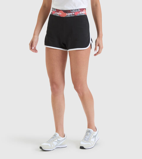 Cotton sports shorts - Women L. SHORT FLOSS BLACK - Diadora