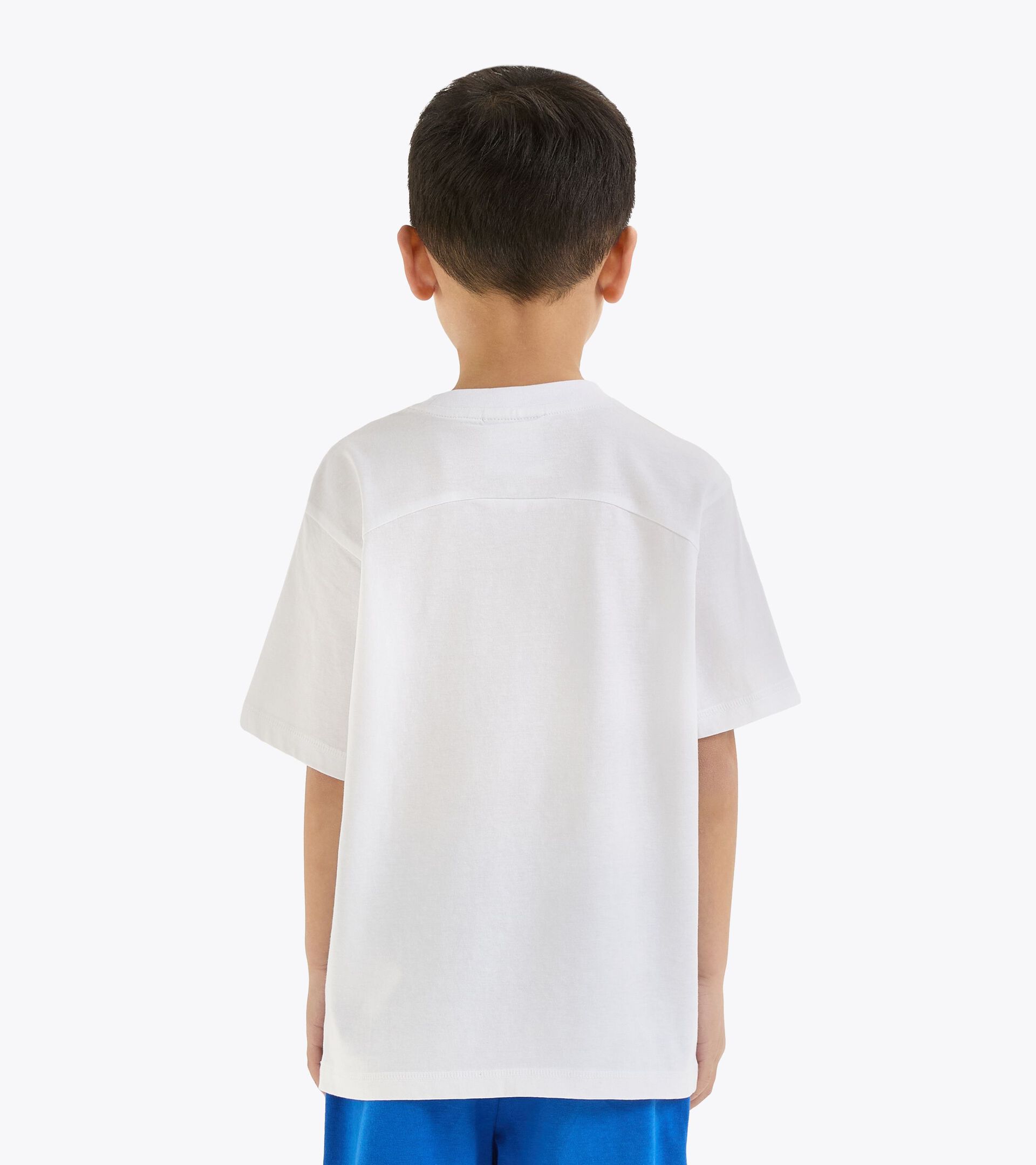 T-shirt en coton - Ado Garçon
 JB.T-SHIRT SS RIDDLE BLANC VIF - Diadora