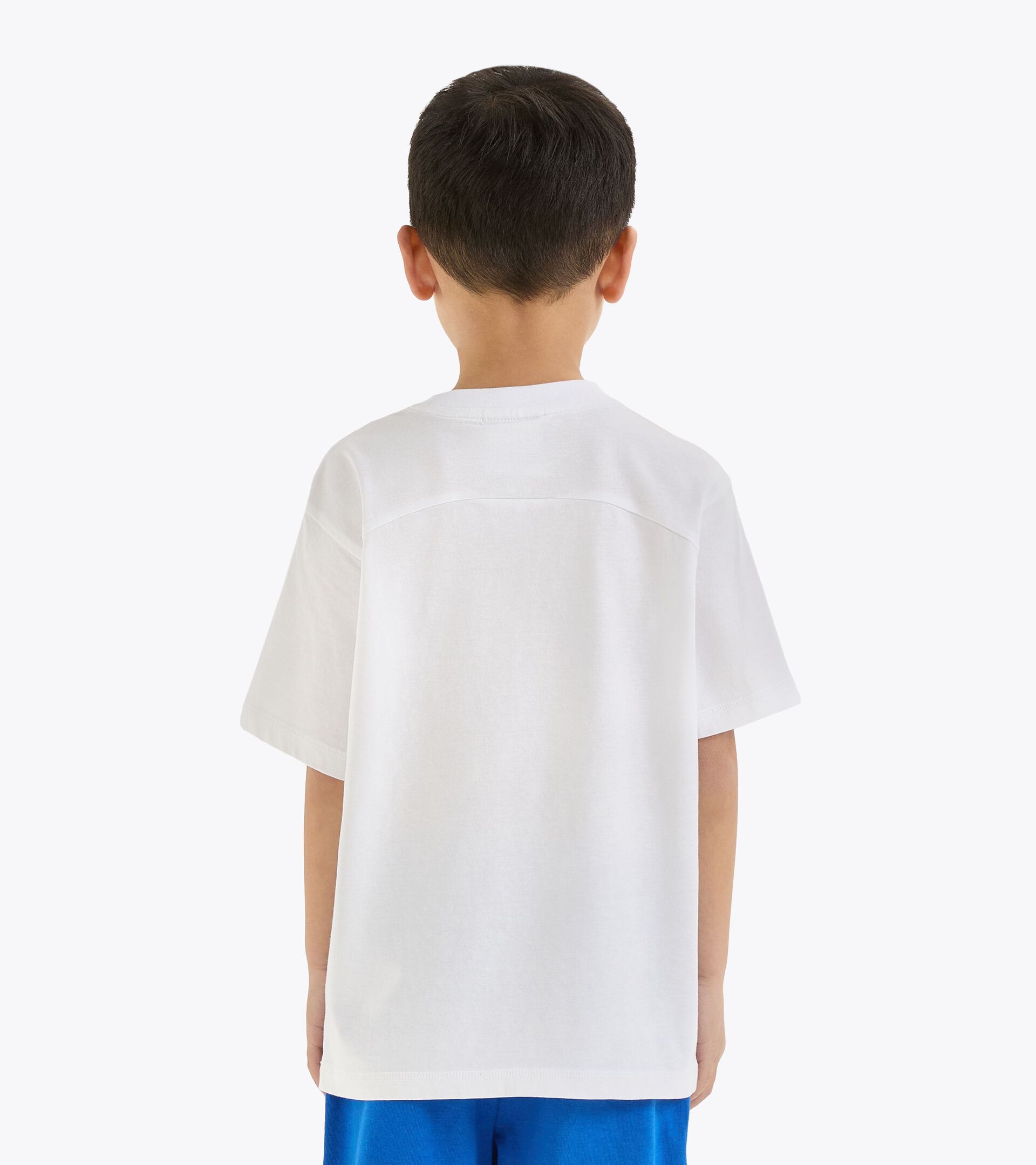 Camiseta de algodón - Niños y adolescentes
 JB.T-SHIRT SS RIDDLE BLANCO VIVO - Diadora