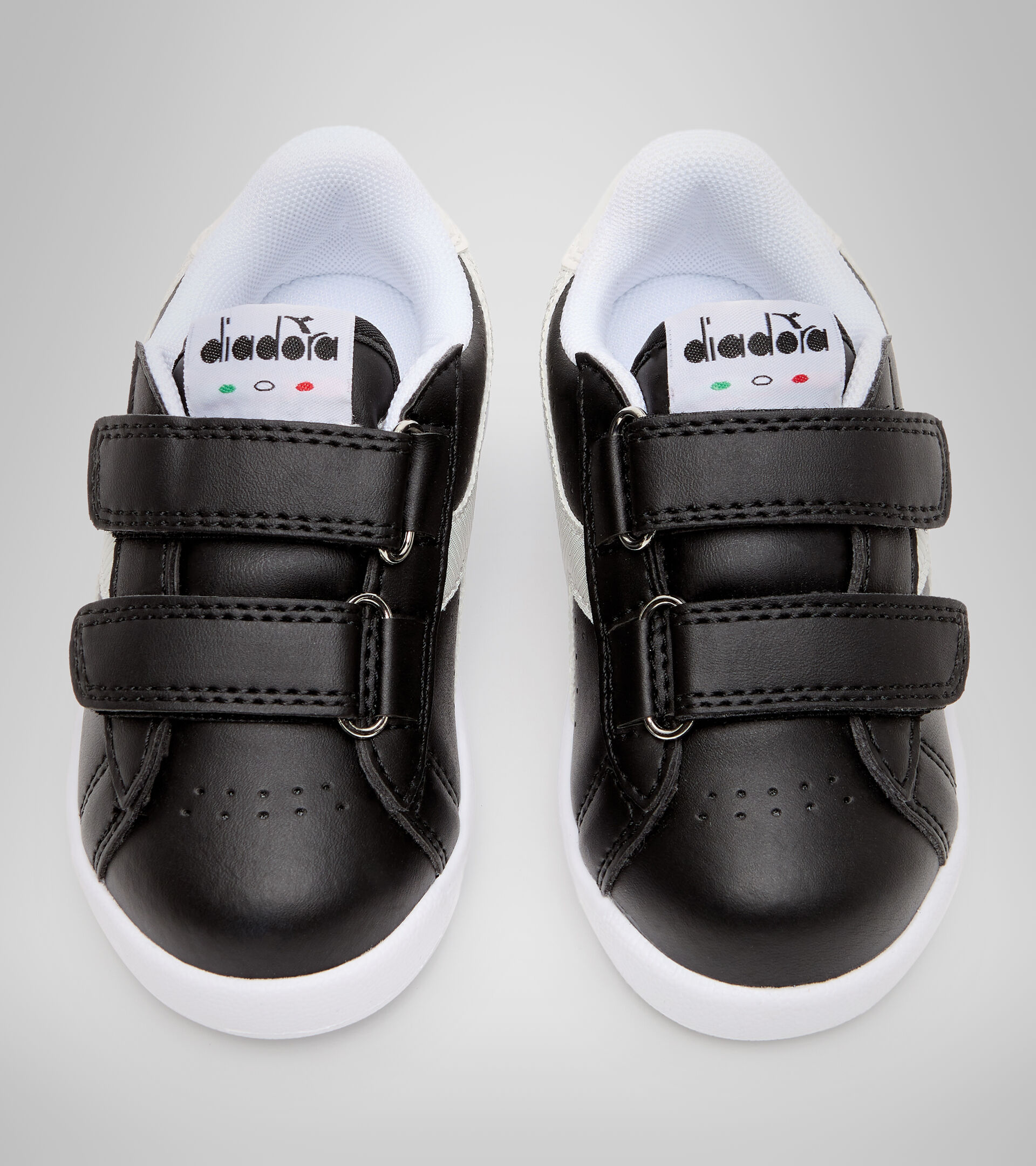 Sports shoes - Toddlers 1-4 years GAME P TD GIRL BLACK /WHITE - Diadora