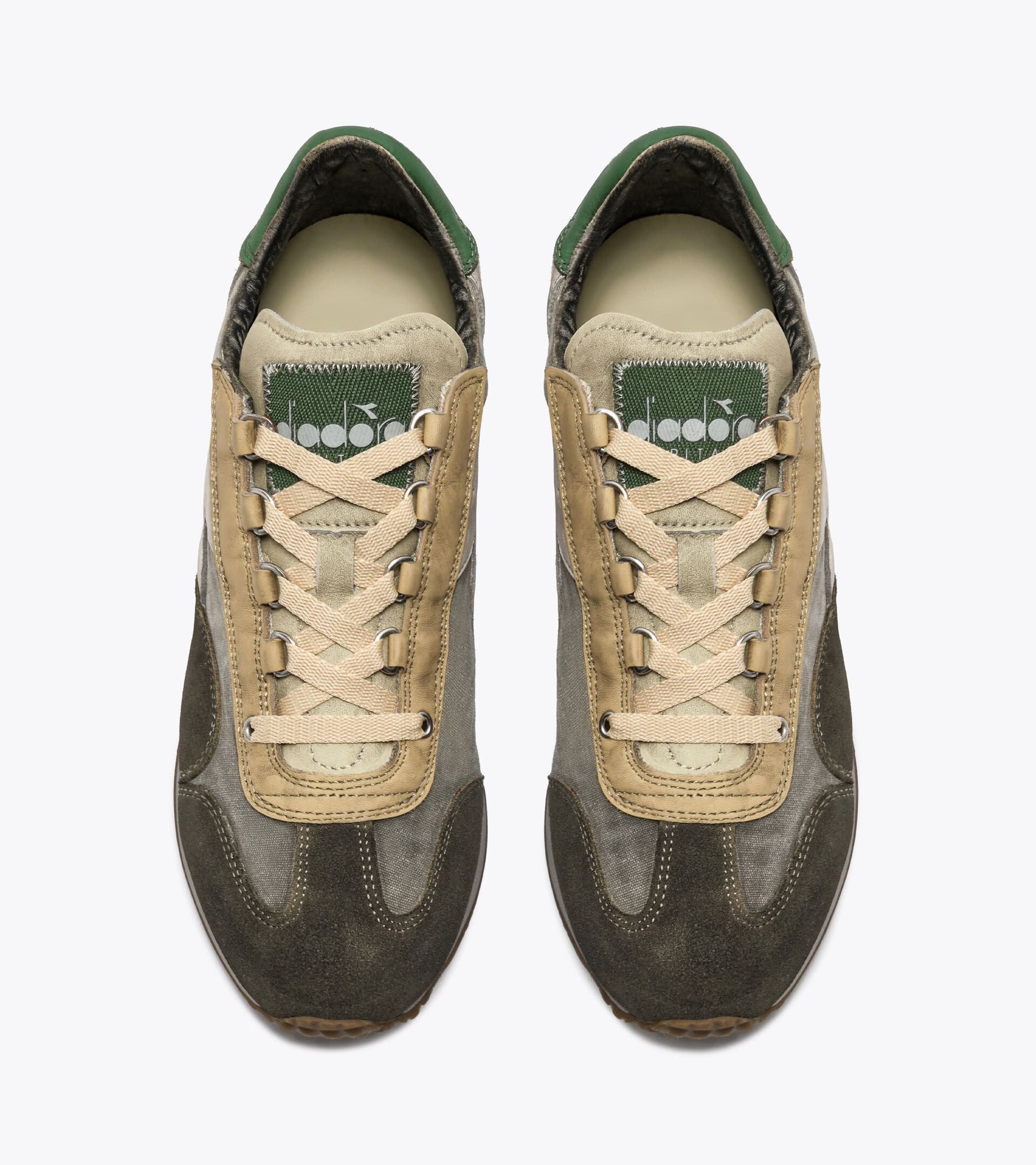 Low-profile Heritage sneaker - All-gender EQUIPE DIRTY SW EVO BEIGE DEW - Diadora