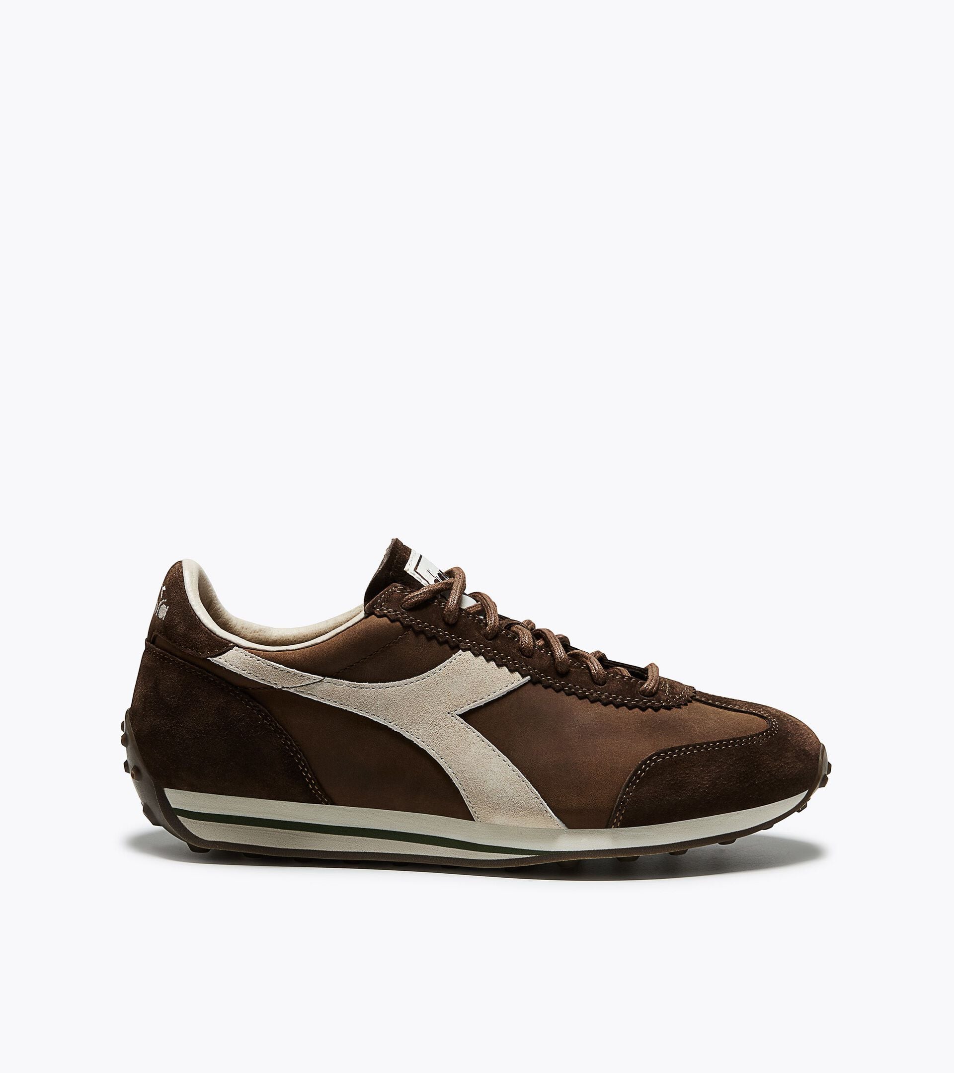 Leather Sneaker - Low-Profile - All-gender RALLY WAXED BROWN CHESTNUT - Diadora