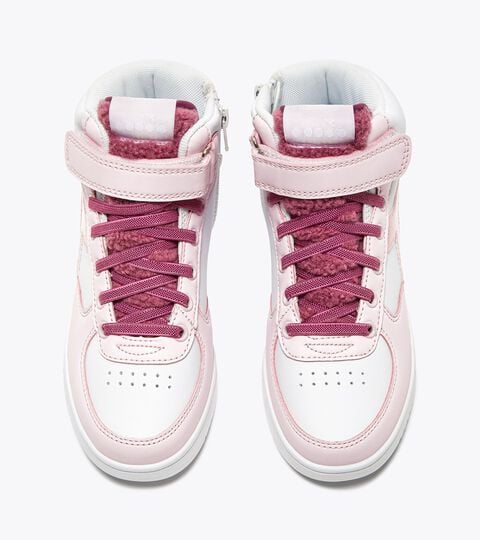RAPTOR MID GIRL FLUFFY PS, WHITE/RED VIOLET Sports shoes - Girls - 4 to 8 years old
RAPTOR MID GIRL FLUFFY PS WHITE/RED VIOLET - Diadora