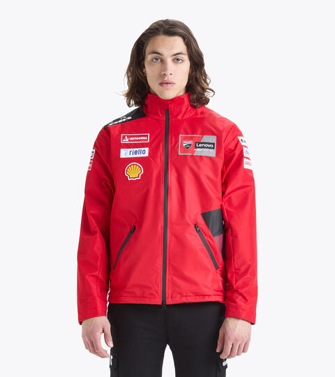 Ducati 23 MotoGP replica sports jacket - Men's JACKET DUCATI REPLICA MGP23 DUCATI MGP RED/BLACK - Diadora
