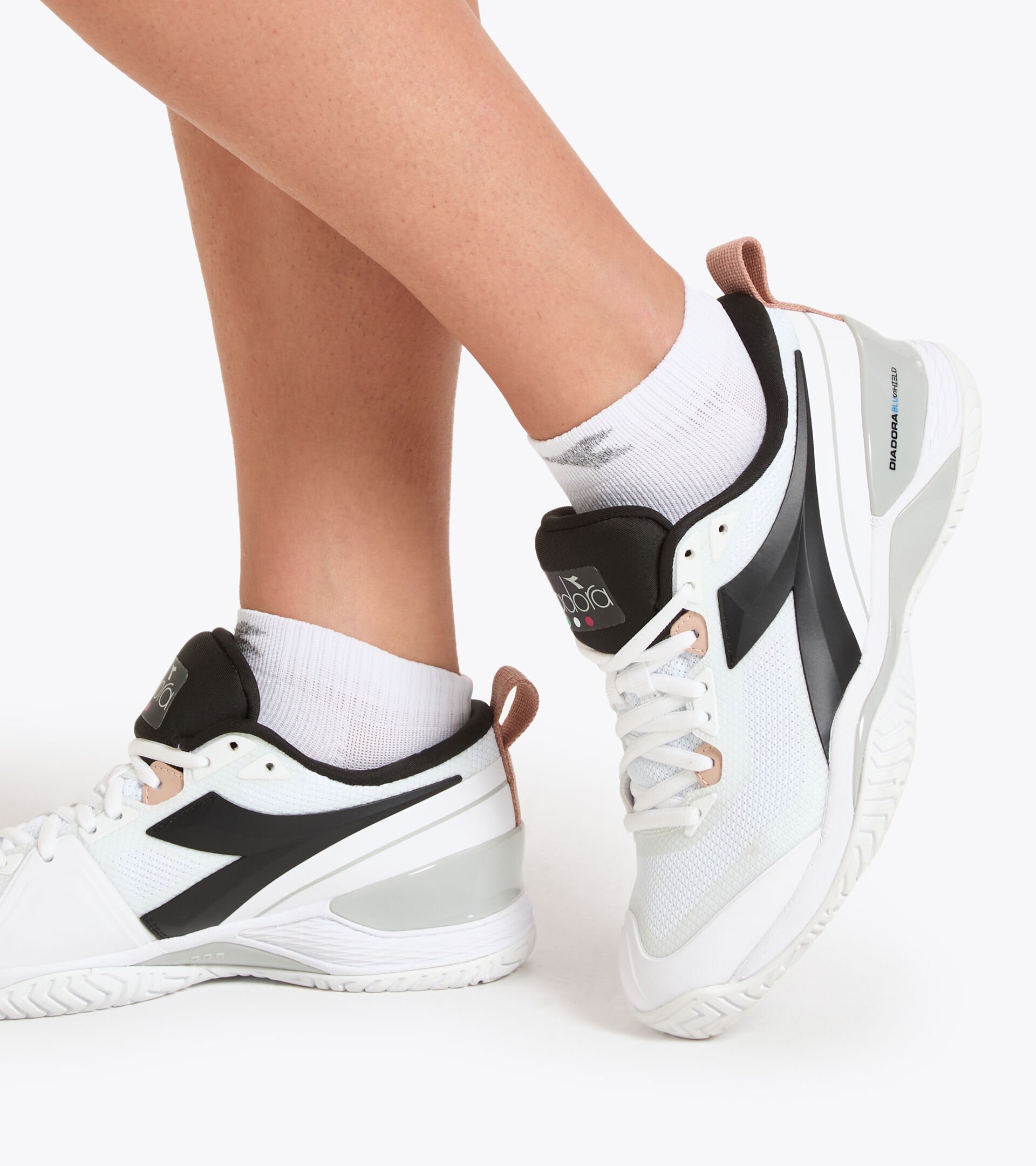 Accessories Sport DONNA L. SOCKS COURT BLANCO VIVO Diadora