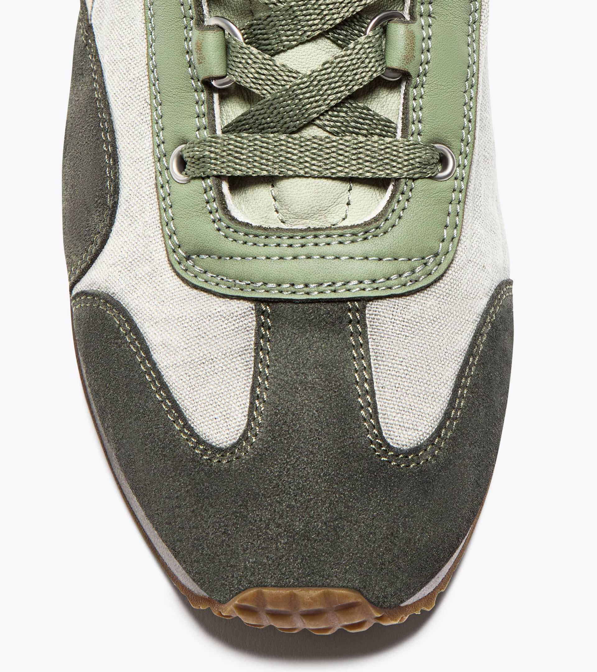 Low-profile Heritage sneaker - All-gender EQUIPE DIRTY SW EVO FOG GREEN - Diadora