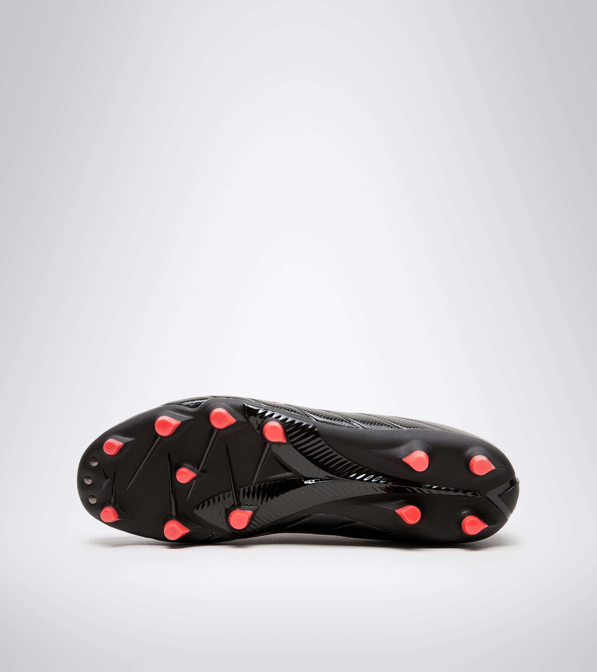 Firm ground football boot BRASIL ELITE R LP12 BLACK/RED FLUO - Diadora