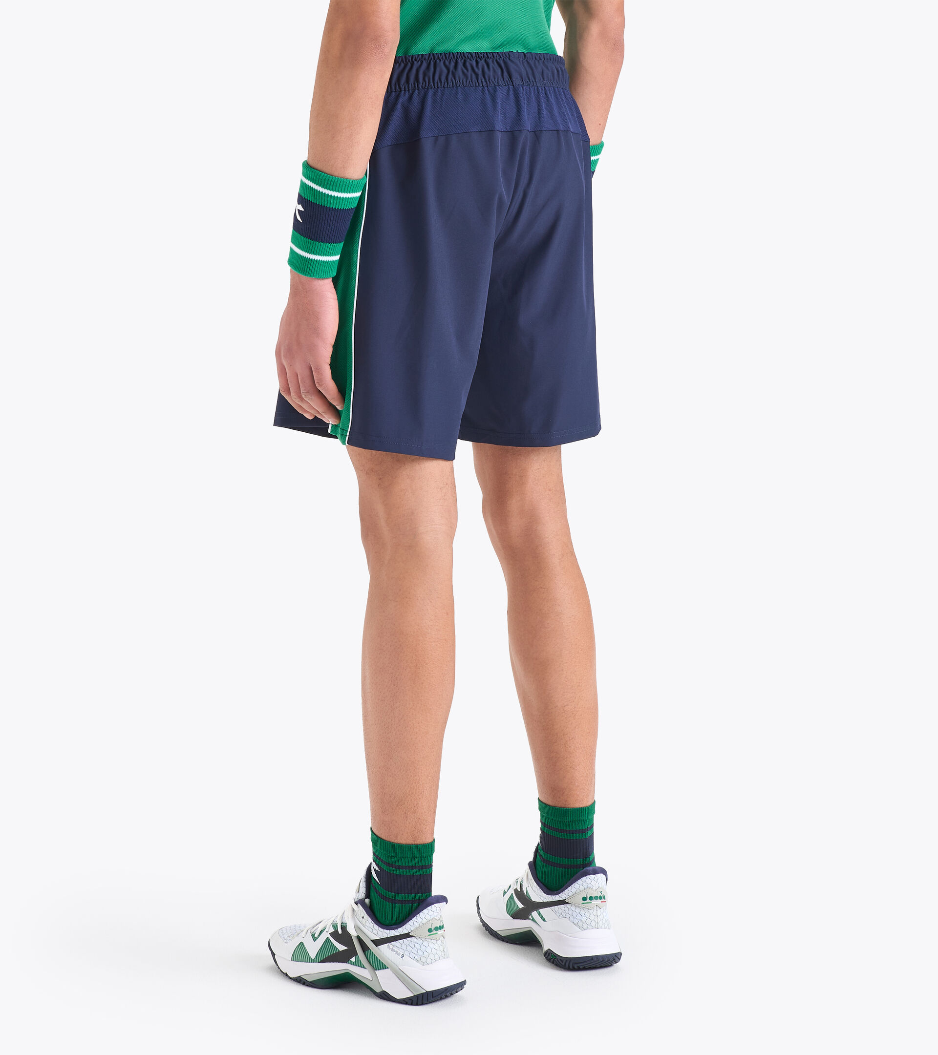 Tennis shorts - Men BERMUDA ICON BLUE CORSAIR - Diadora