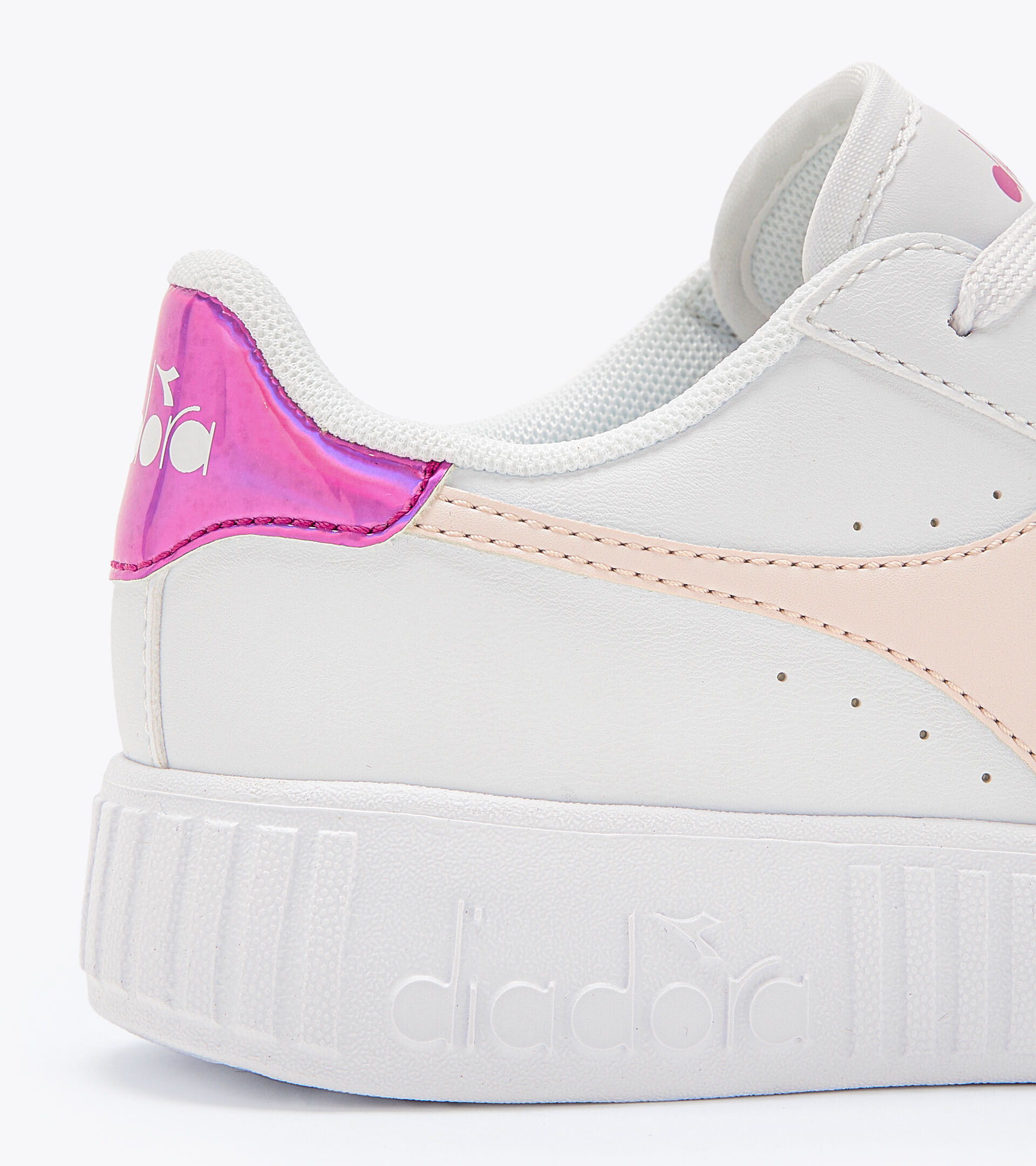 Sports shoes - Kids 4-8 years GAME STEP PS WHITE/ROBINIA VIOLET - Diadora