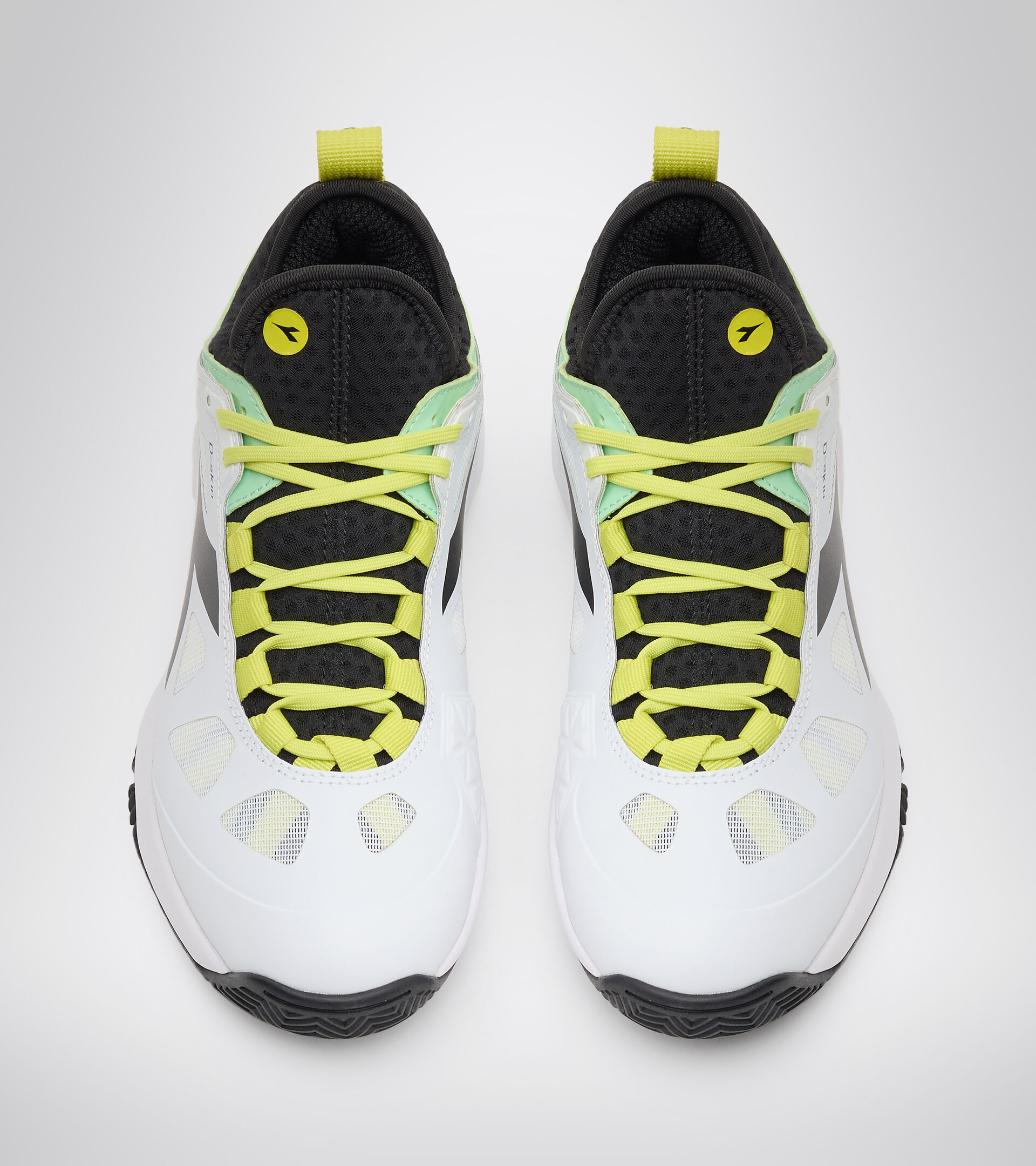 Clay court tennis shoe - Women SPEED BLUSHIELD FLY 3 + W CLAY WHITE/BLACK/GREEN ASH - Diadora