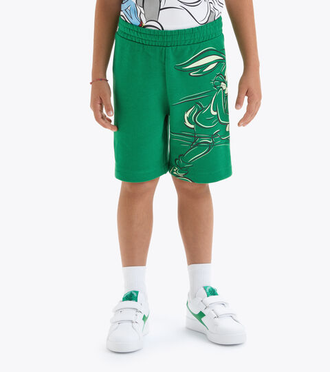 Cotton bermuda shorts - Boys & Girls JU.BERMUDA WB JOLLY GREEN - Diadora