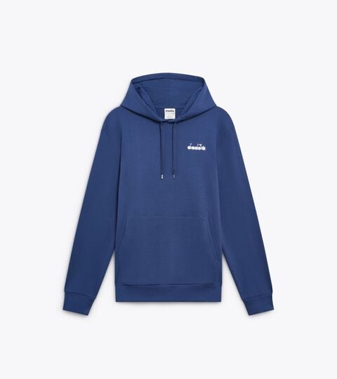 Color block hoodie - All-Gender HOODIE LOGO NAVY PEONY - Diadora