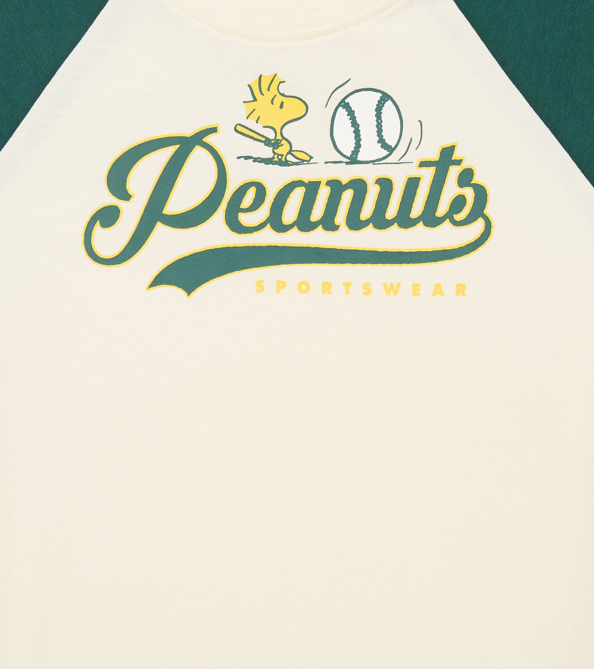 T-shirt Peanuts style universitaire - Garçon et fille  JU. T-SHIRT SS PEANUTS RAIN FOREST - Diadora