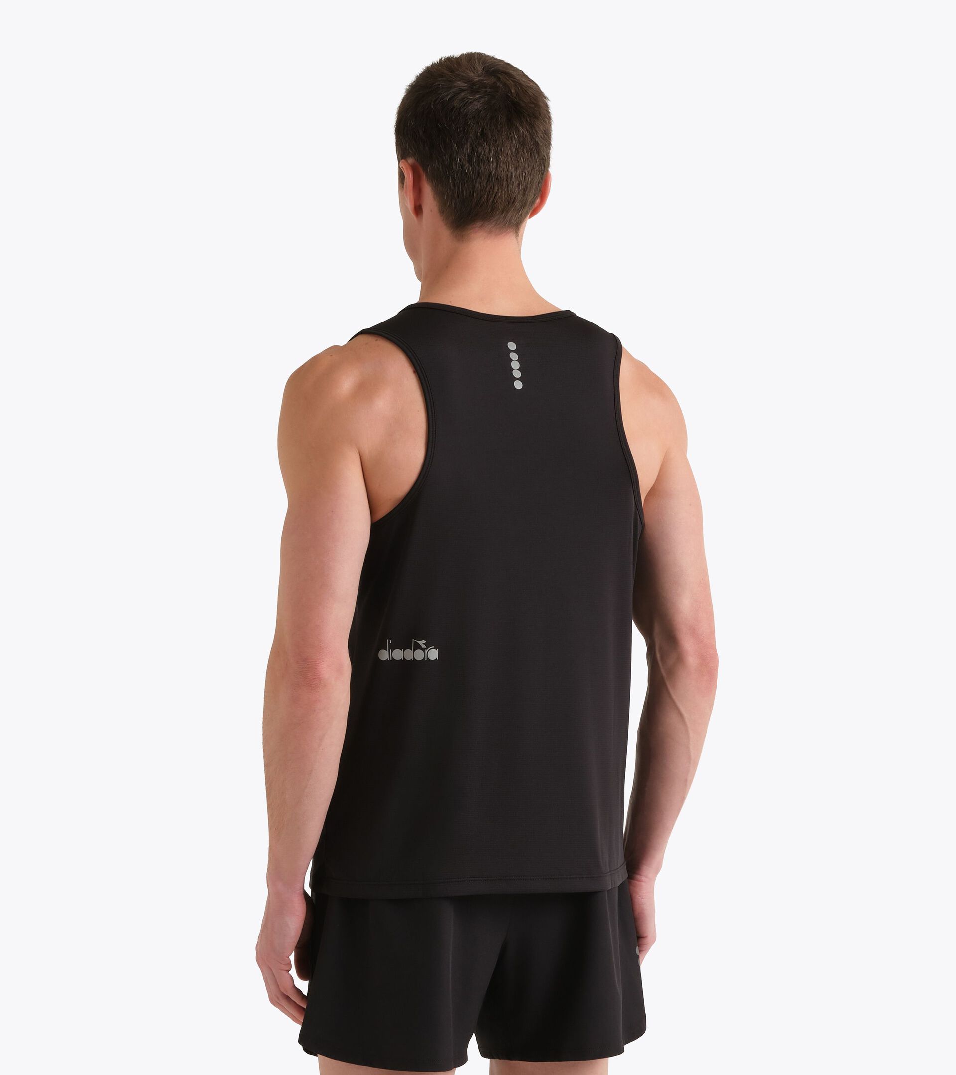 D&eacute;bardeur de running  - Homme
 TANK NOIR - Diadora
