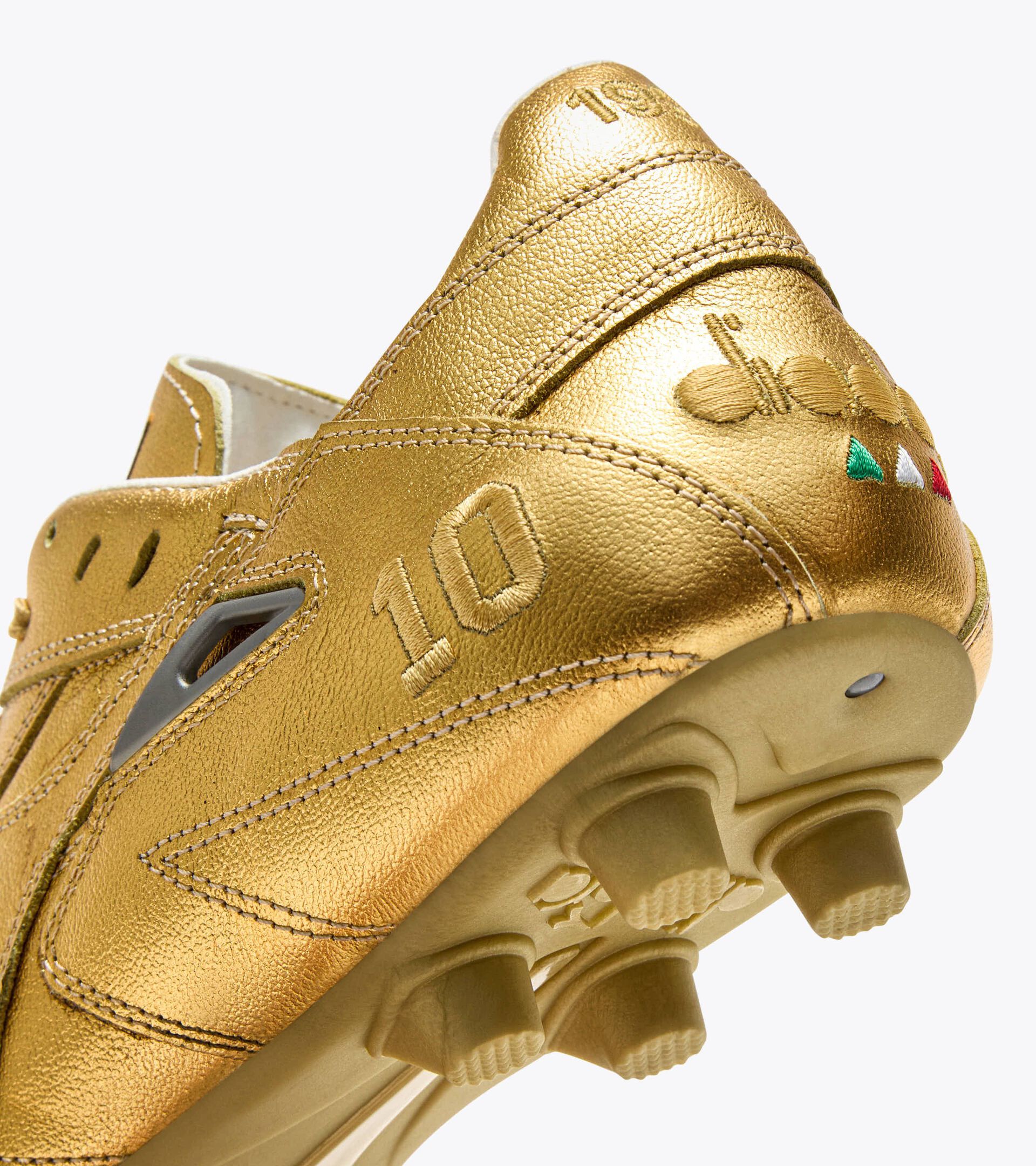 Bota de f&uacute;tbol Made in Italy para superficies compactas - Hombre M.WINNER  ITA OG 94 LT+  MDPU ORO MARRON - Diadora