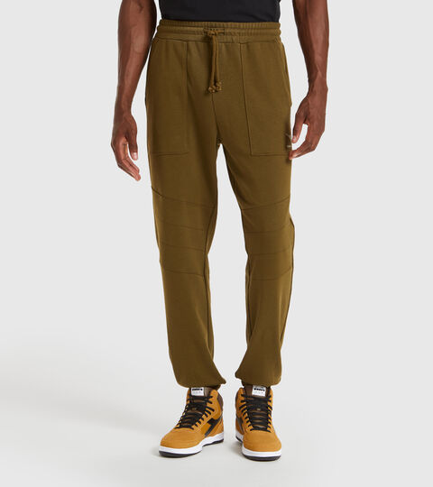 Sports trousers - Men PANTS CUFF SHIELD OLIVE GREEN - Diadora