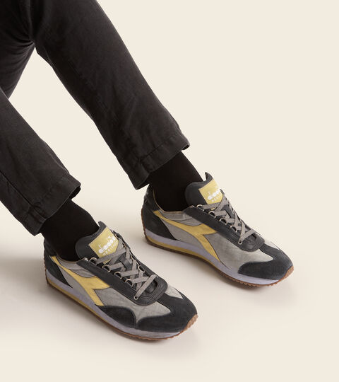 EQUIPE H DIRTY STONE WASH EVO, STURMGRAU/PHANTOM Heritage-Schuh - Unisex EQUIPE H DIRTY STONE WASH EVO STURMGRAU/PHANTOM - Diadora