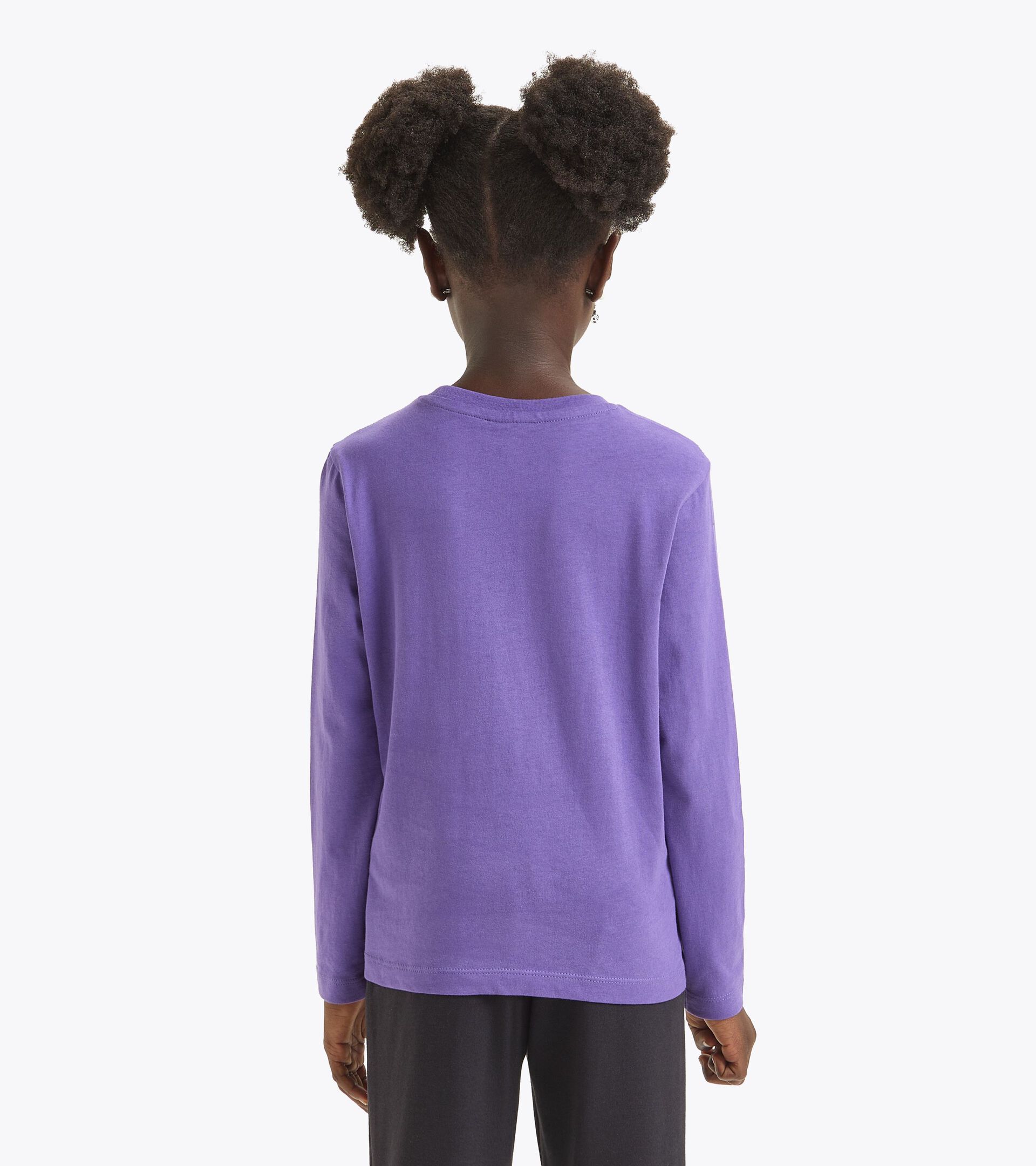 T-shirt a maniche lunghe - Bambini/e JU. T-SHIRT LS CORE VIOLA FIORE DELLA PASSIONE - Diadora