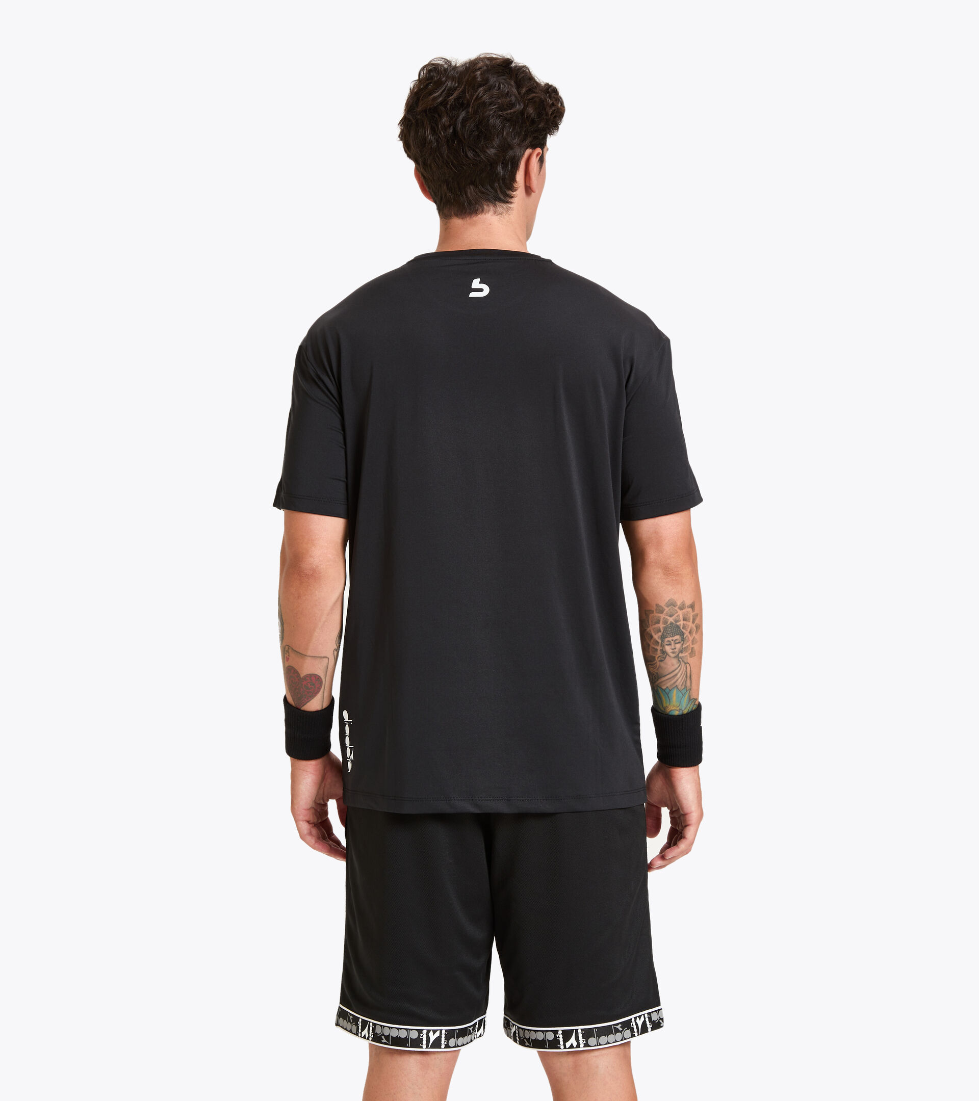 Workout-T-Shirt for men SS T-SHIRT BUDDYFIT BLACK - Diadora