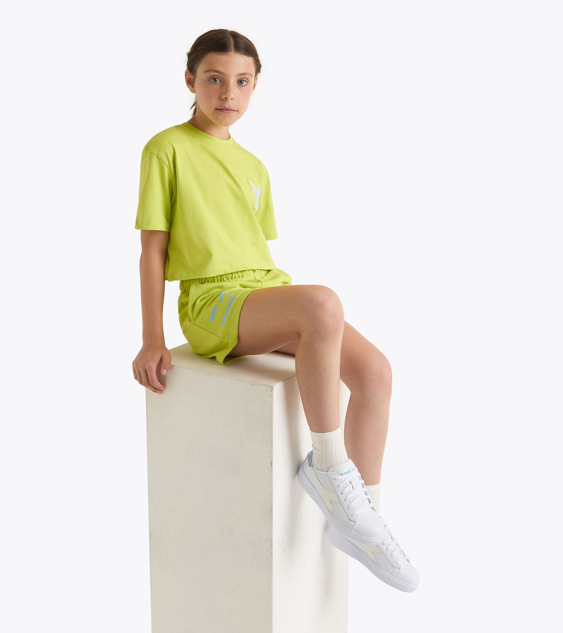 Sport suit - Fit comfort - Girl JG. SET CANDY LIME GREEN - Diadora