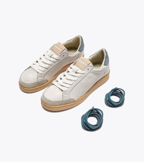 Heritage Leather Sneakers - All-gender PRESTIGE PLAIN USED FLINT STONE - Diadora