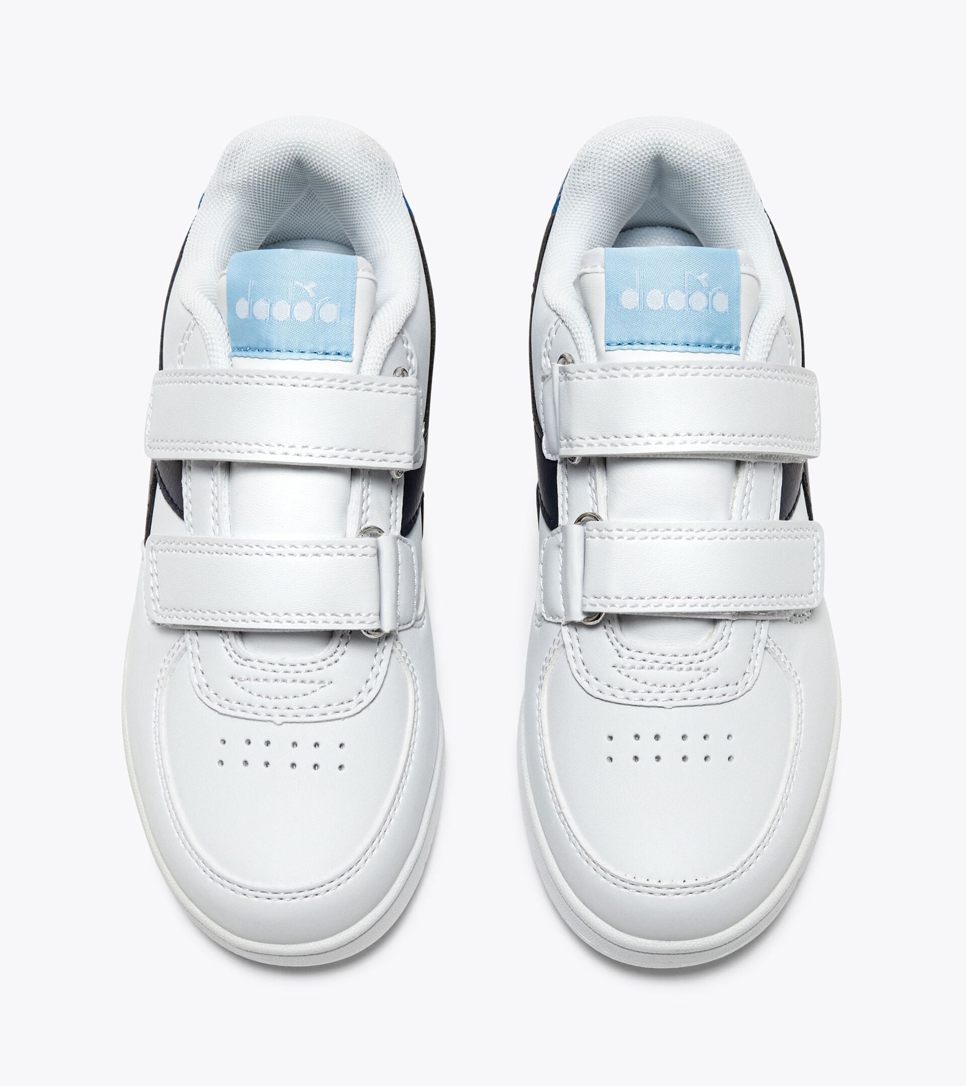 Zapatilla deportiva - Ni&ntilde;os 4-8 a&ntilde;os RAPTOR LOW PS BLANCO/AZUL ACADEMIA NAVAL - Diadora