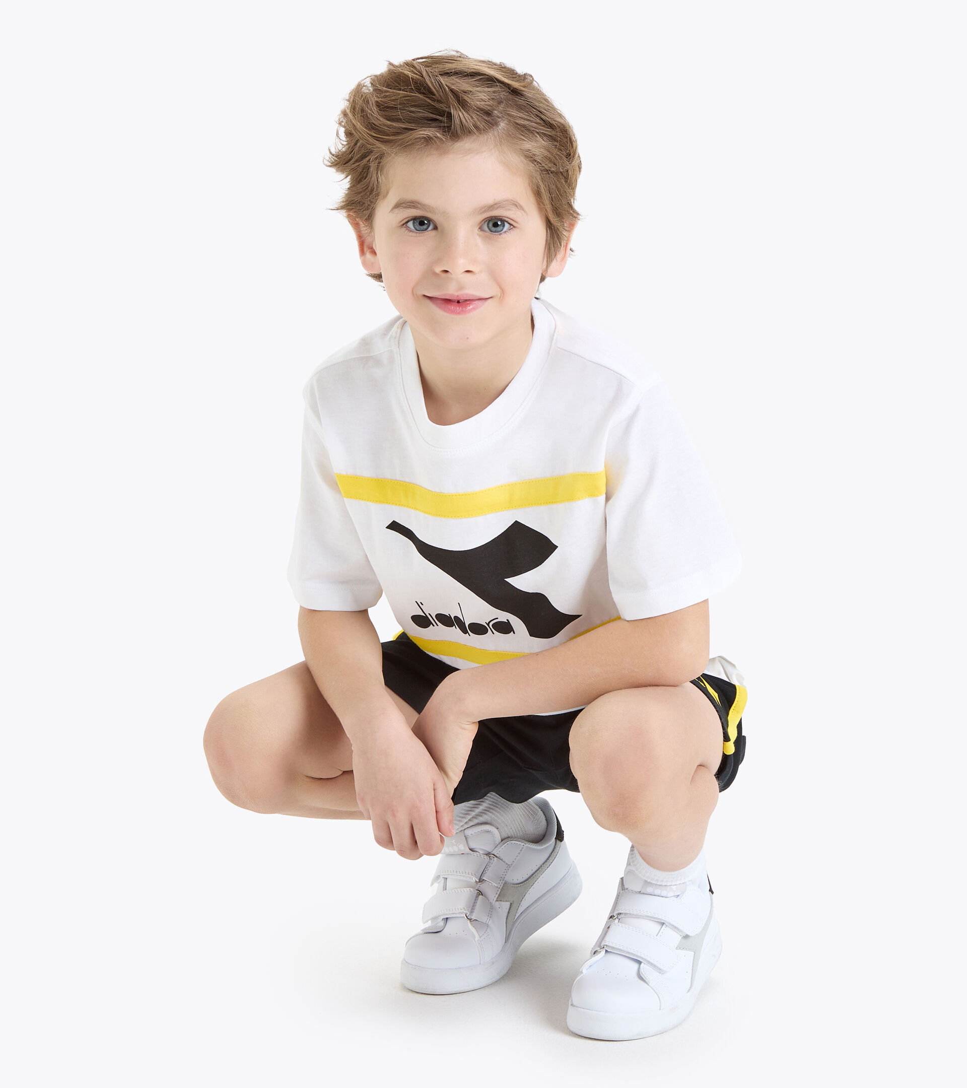 Sportliches Set - Jungen JB.SET SS SPORT ART STRAHLEND WEISSE - Diadora