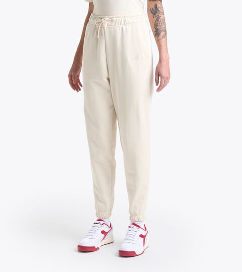 Cotton sweatpants - Gender neutral PANT SPW LOGO WHITE SWAN - Diadora